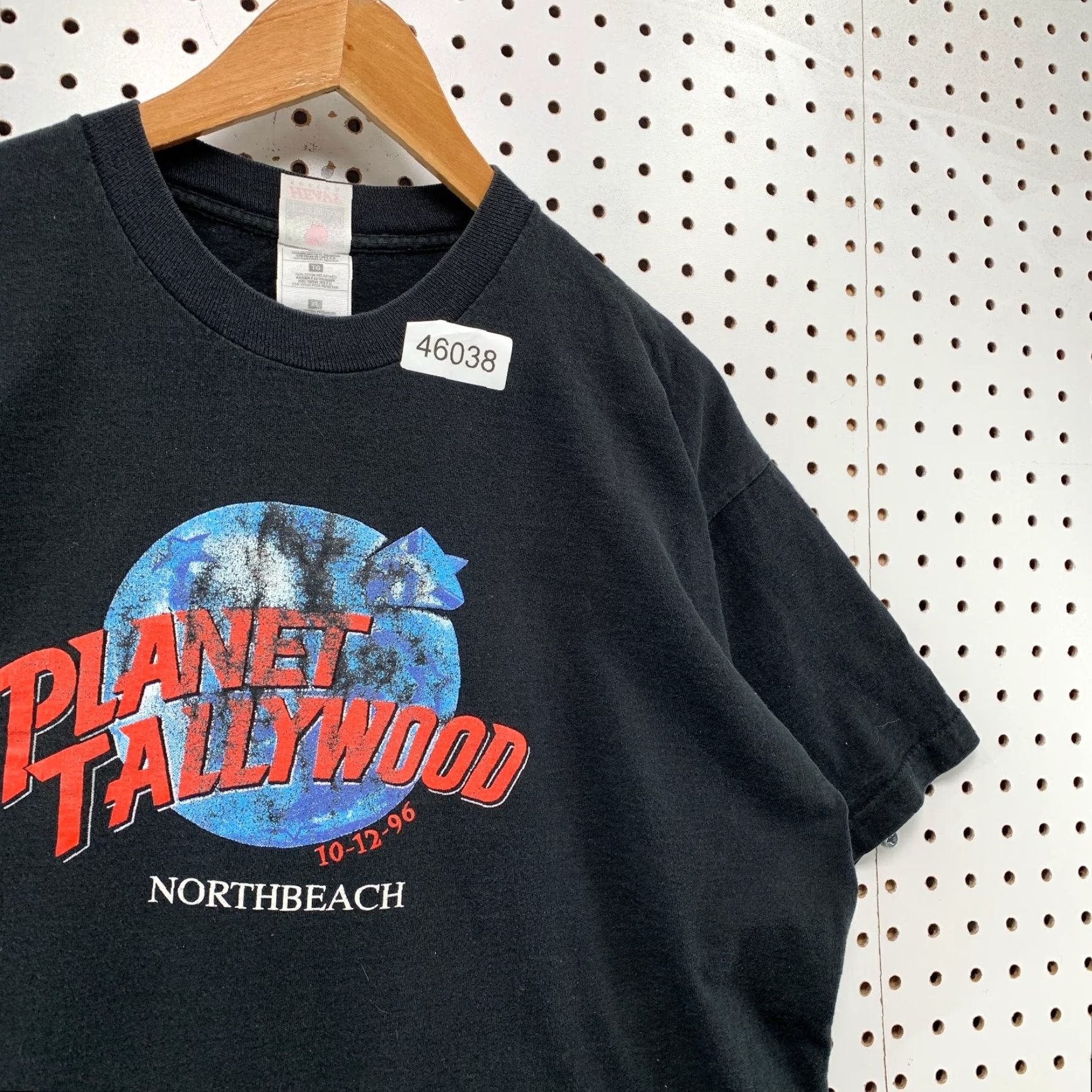 Planet Hollywood VINTAGE Planet Hollywood Shirt Mens XL Black Single Stitch Northbeach Made USA T-Shirt 90s Mens Black Planet Hollywood Shirt XL Vintage 1990s Size US XL / EU 56 / 4 - 4 Thumbnail