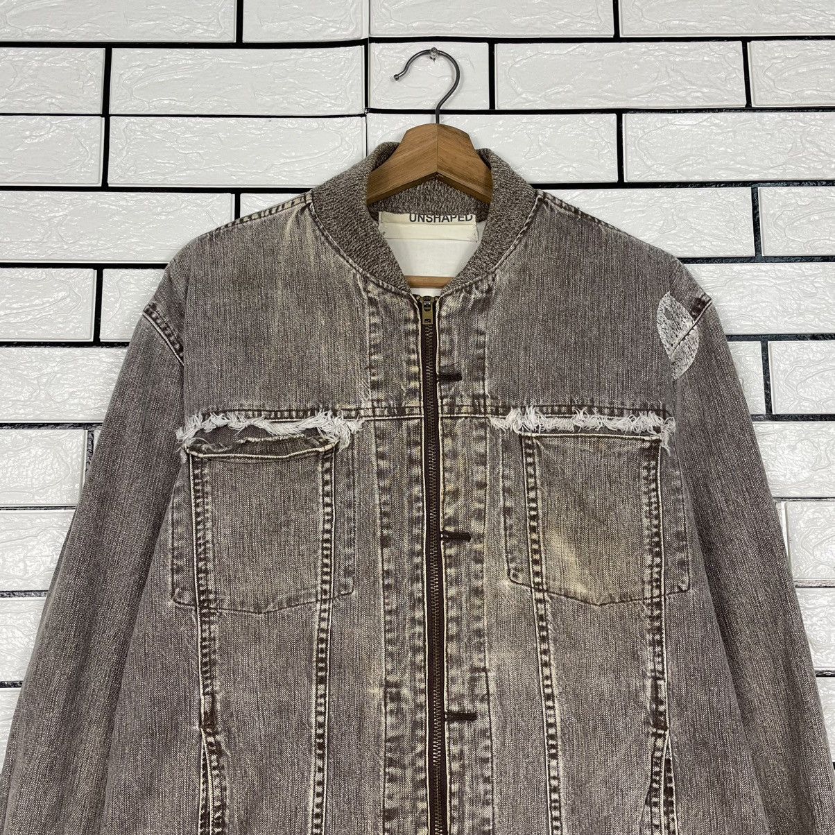 Japanese Brand Japanese Brand Unshaped Denim Jacket Size US M / EU 48-50 / 2 - 2 Thumbnail