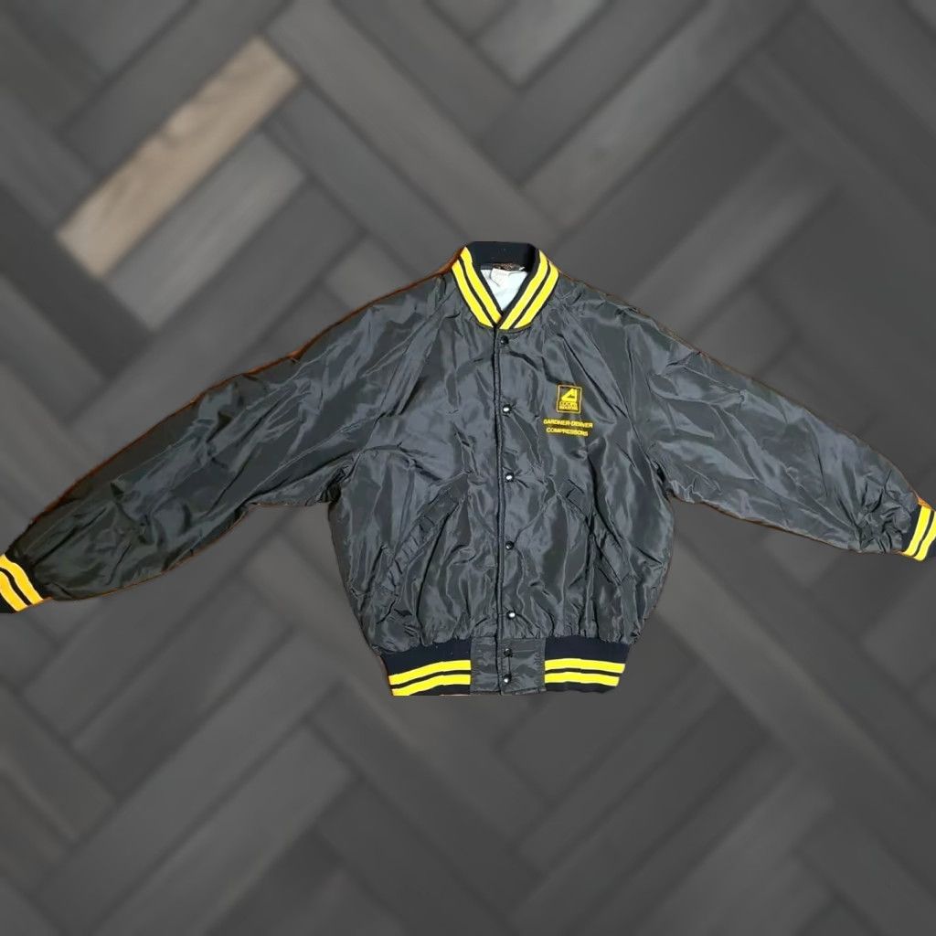 Dunbrooke Dunbrooke Cooper Industries Bomber Jacket Mens M Black VTG Long Sleeve Snap Pocket Casual Lightweight All Seasons Size US M / EU 48-50 / 2 - 1 Thumbnail