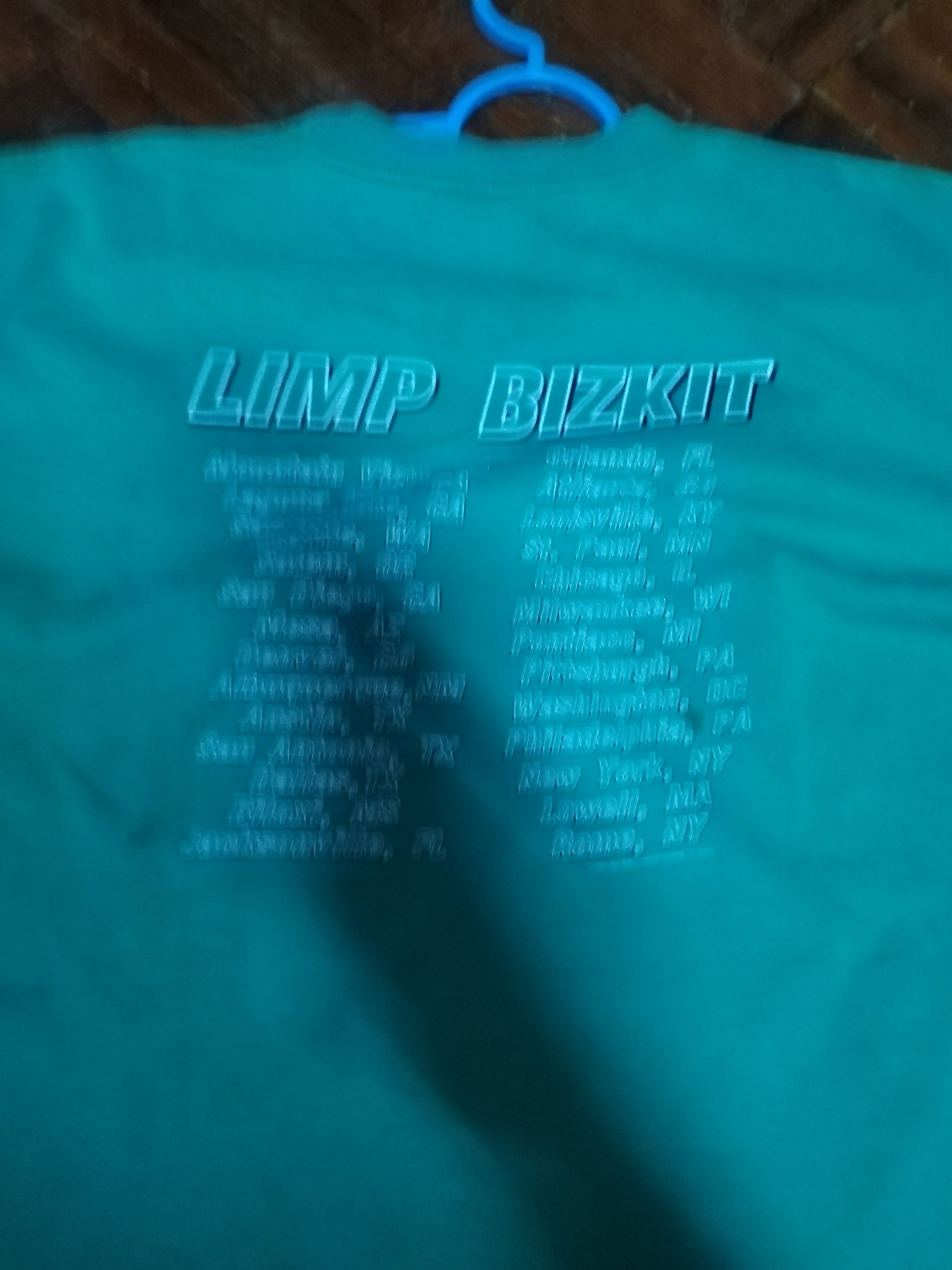 Giant Limp Bizkit Shirt Green Rare Size US L / EU 52-54 / 3 - 4 Thumbnail