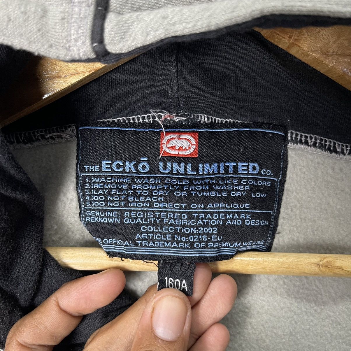 Ecko Unltd. Vintage 2002 Ecko Unlimited Full Zip Hoodie Size US L / EU 52-54 / 3 - 8 Thumbnail