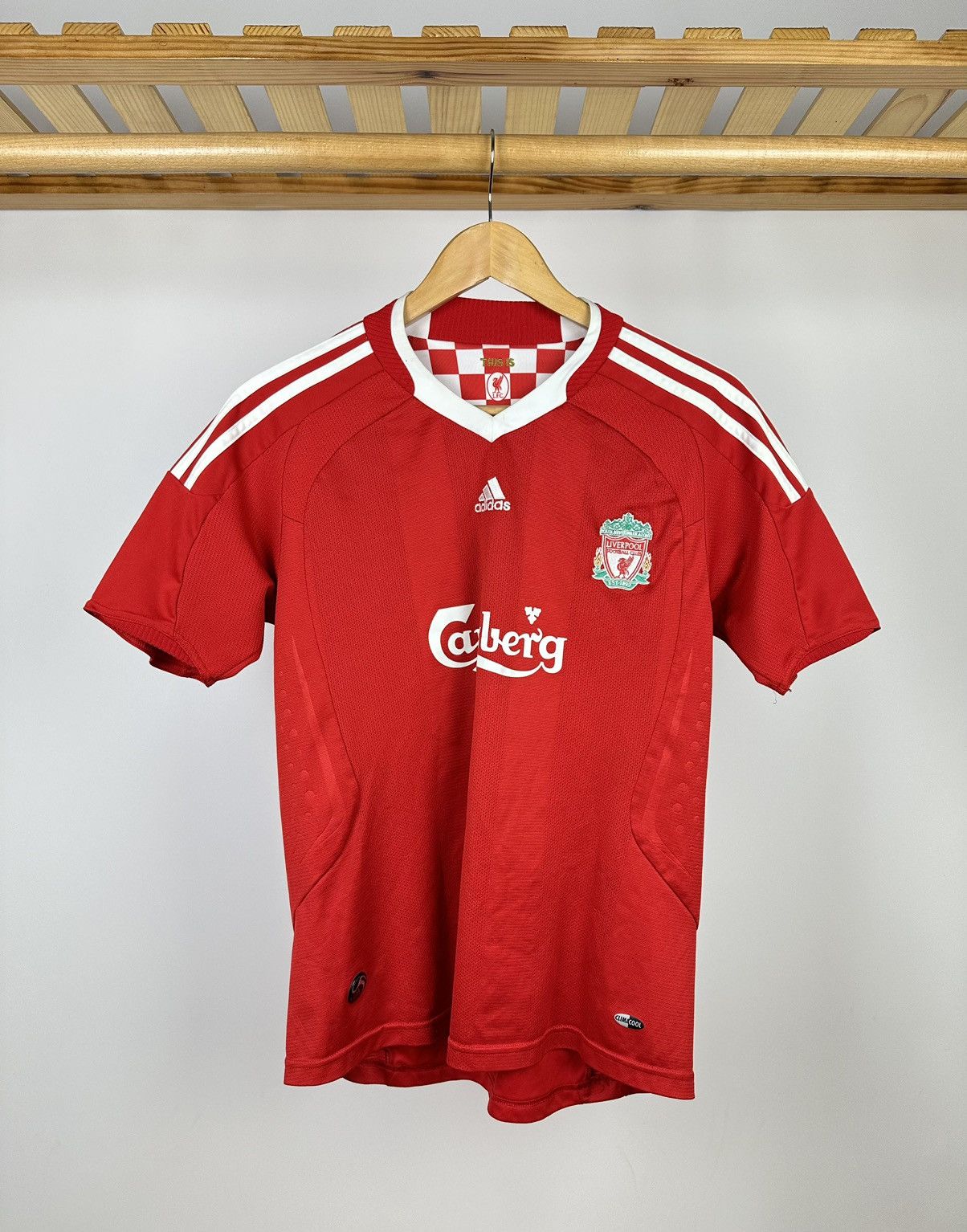 Adidas Adidas Liverpool 2008-2010 Home Soccer Jersey T-Shirt Size US S / EU 44-46 / 1 - 1 Thumbnail