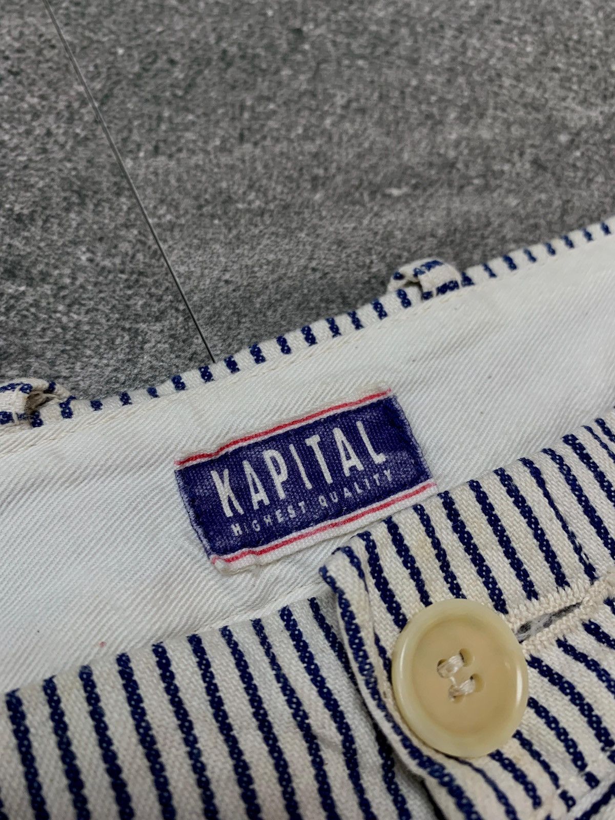 Kapital FREE TAX! 2000s Striped Flared Pants- 29 Size US 29 - 6 Thumbnail