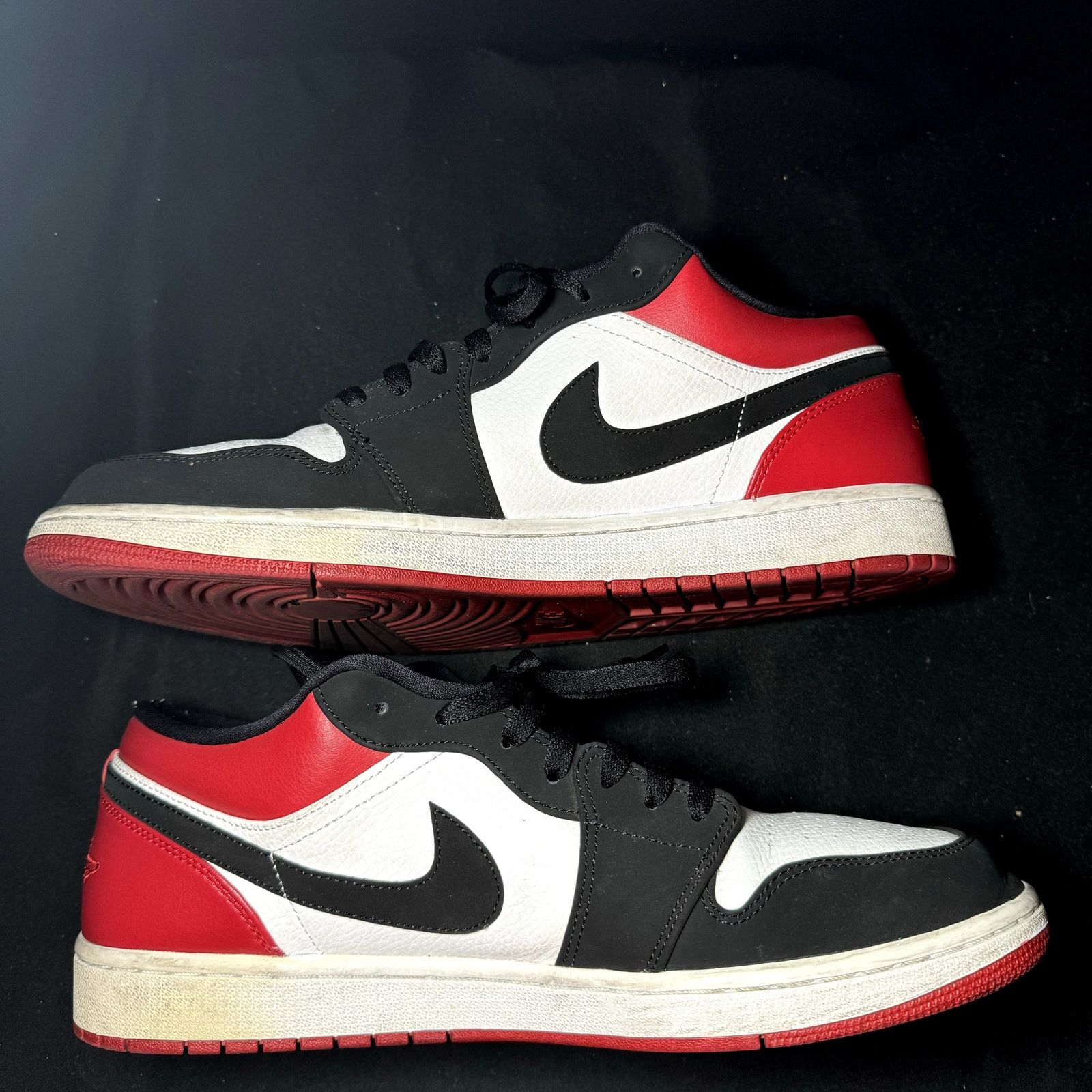 Jordan Brand × Nike Size 13 - Nike Air Jordan 1 Low Black Toe Men's Shoes Size US 13 / EU 46 - 3 Thumbnail