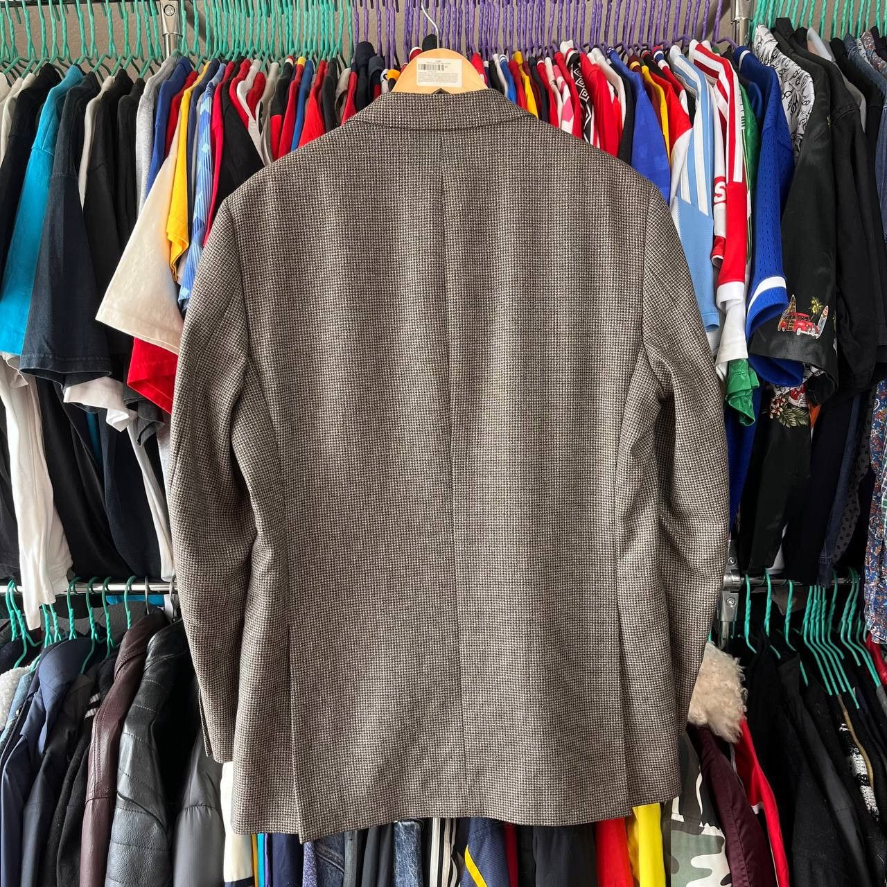 Boggi Boggi Milano x Lanificio Di Tollegno Wool Gray Blazer Size 54R - 3 Thumbnail