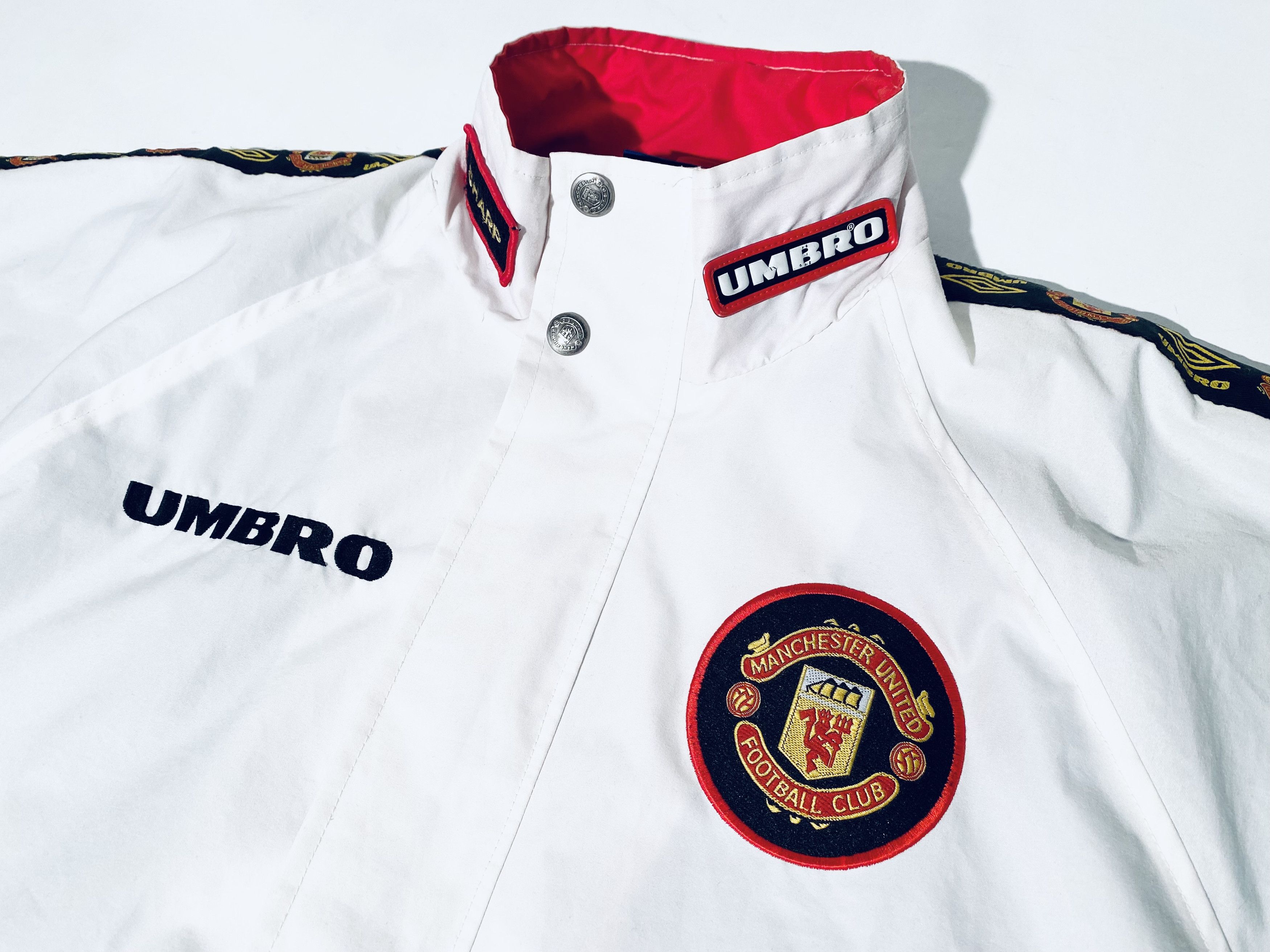 Umbro Manchester United Track / Training Jacket 1997 1998 Size US XL / EU 56 / 4 - 4 Thumbnail