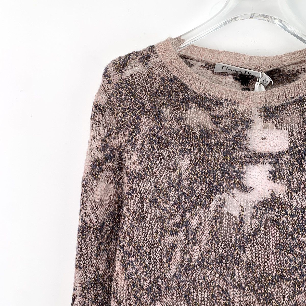Dior Christian Dior Long Sleeve Knit Sweater K26WX Size XS / US 0-2 / IT 36-38 - 3 Thumbnail