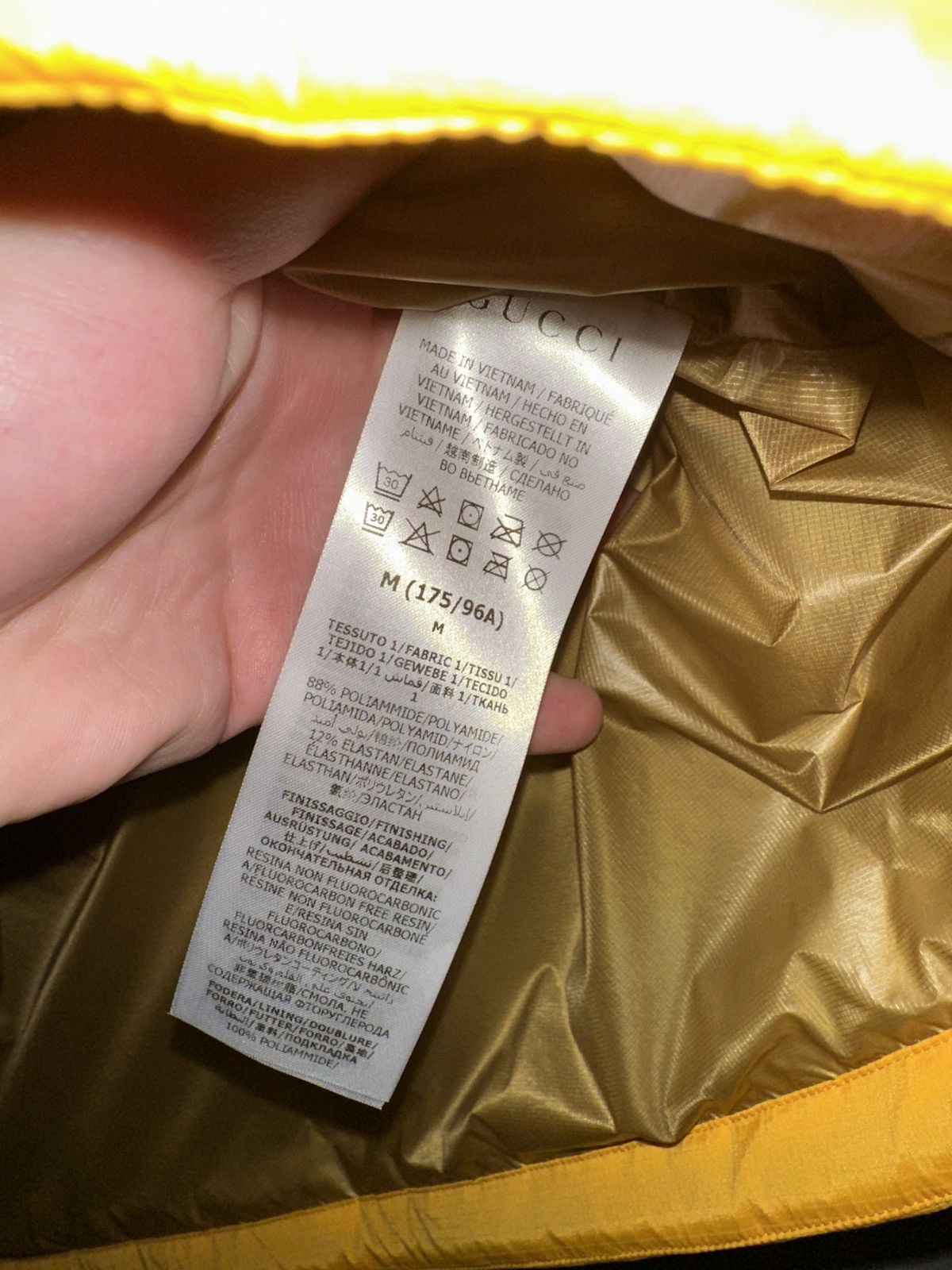 Gucci × The North Face Gucci x The North Face Polyamide Jacket Yellow Size US M / EU 48-50 / 2 - 6 Thumbnail