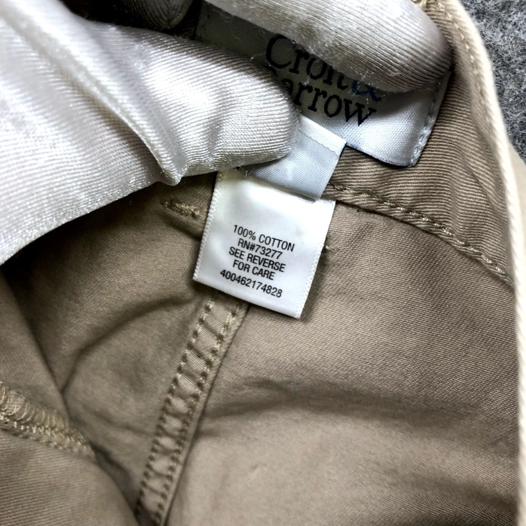Croft & Barrow NWT Croft & Barrow Cargo Shorts Mens Size 52 Khaki Beige 9'' Cotton Canvas Flat Front Cargo Pocket Size US 36 / EU 52 - 8 Thumbnail