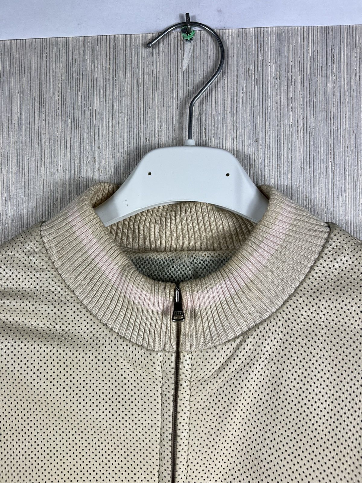 Gianfranco Ferre Vintage Gianfranco Ferre jeans y2k airy holes leather jacket Size S / US 4 / IT 40 - 11 Thumbnail