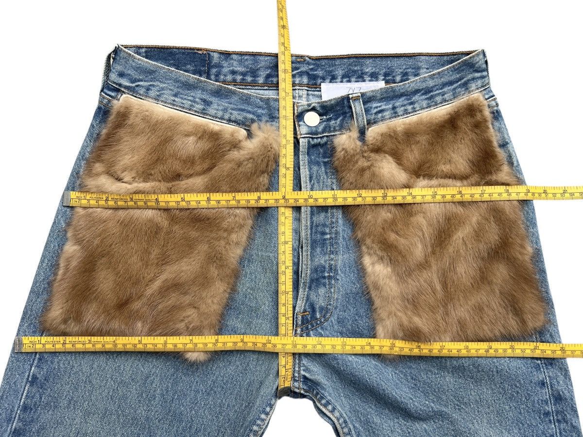 Japanese Brand 7x7 Japan Leather Pocket Fur Denim Jeans 32x30 Size US 32 / EU 48 - 12 Thumbnail