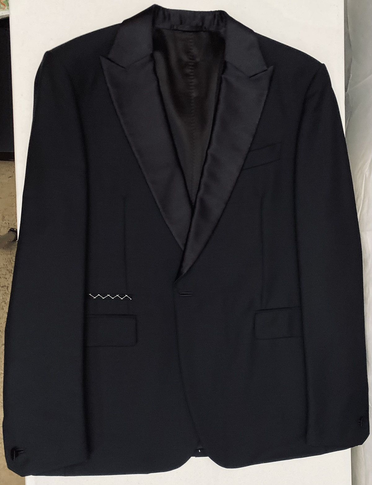 Berluti Berluti 🇮🇹 Brera Wool/Silk/Mohair Peak Lapel 1-btn Tux 56 New Size 46R - 1 Thumbnail