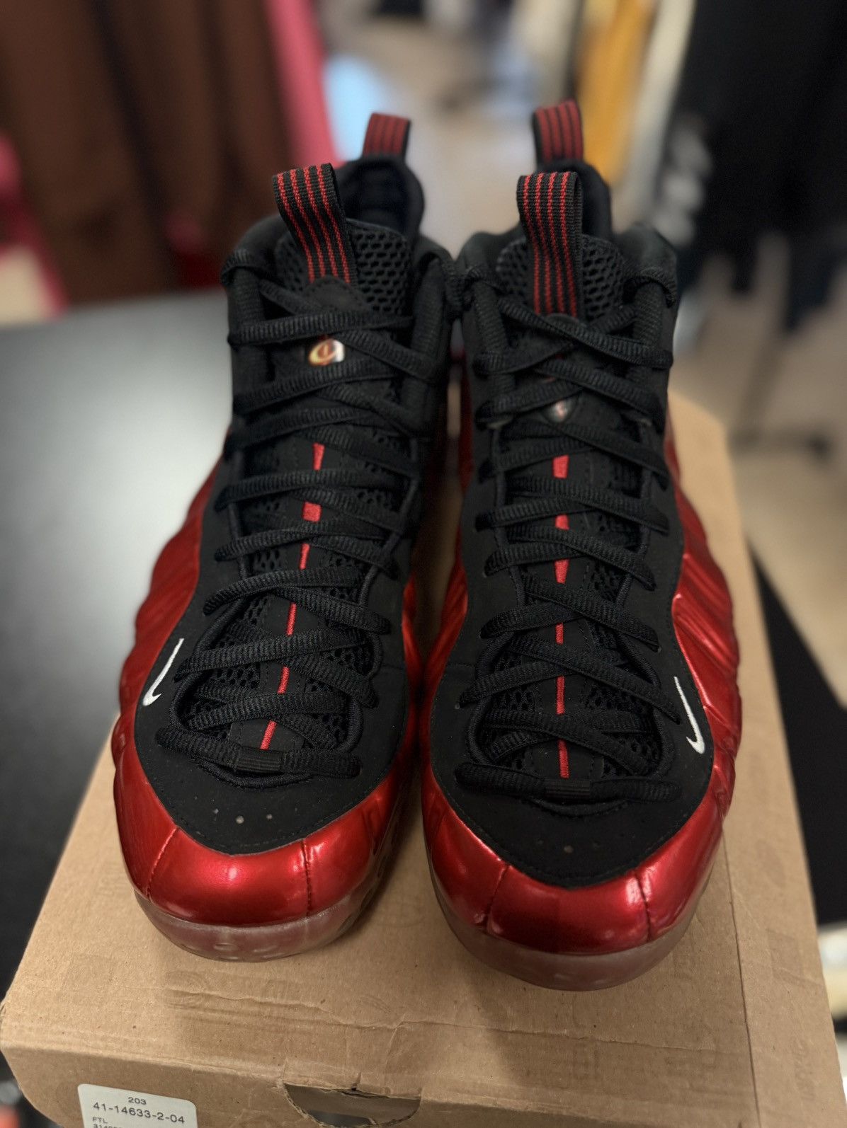 Nike Nike Foamposite Metallic Red Size 11 (2017) (314996-610) Size US 11 / EU 44 - 7 Thumbnail