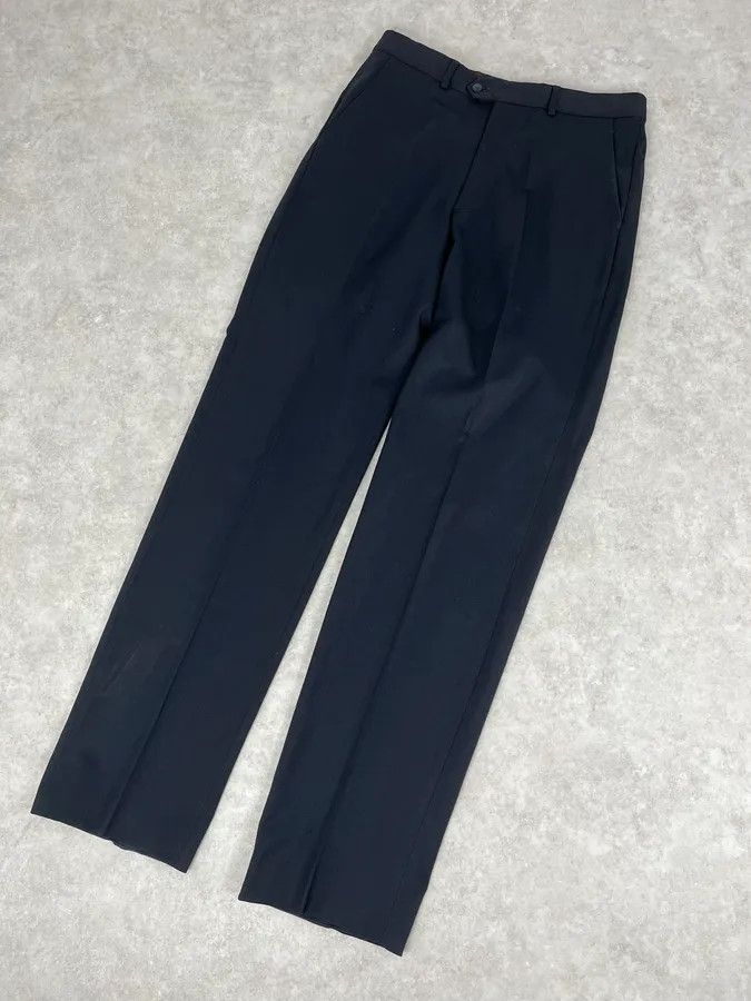 Armani Collezioni 2000s Armani Collezioni Black Classy Tailored Pants Size US 32 / EU 48 - 5 Thumbnail