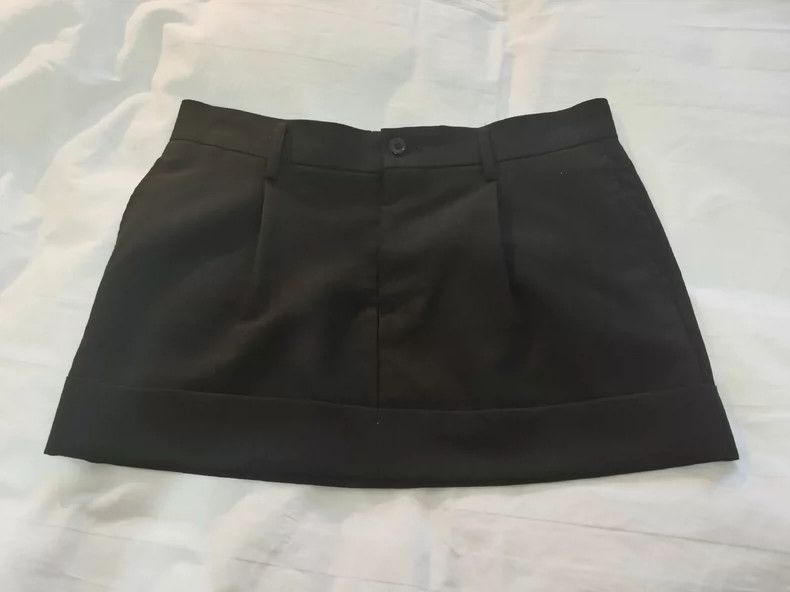 Junya Watanabe JUNYA WATANABE Wool Mini Skirt Size 26" / US 2 / IT 38 - 1 Thumbnail