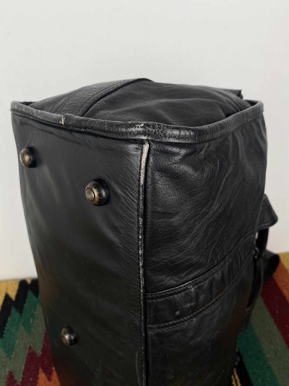 Tumi 2000’s Tumi Goat Patina Leather Duffle Bag Size ONE SIZE - 16 Thumbnail
