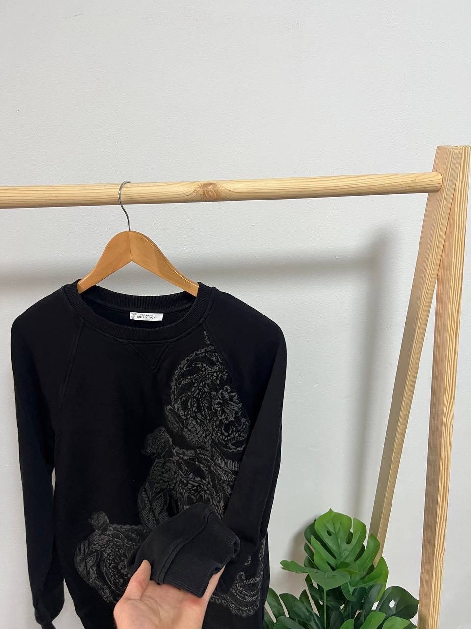 Versace Versace Collection Crewneck Sweater Black Size Medium Size US M / EU 48-50 / 2 - 10 Thumbnail