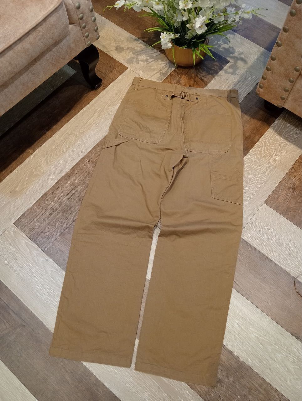Japanese Brand JAPANESE SURPLUS SEMINARY DOUBLE KNEE WORKER PANTS Size US 34 / EU 50 - 10 Thumbnail