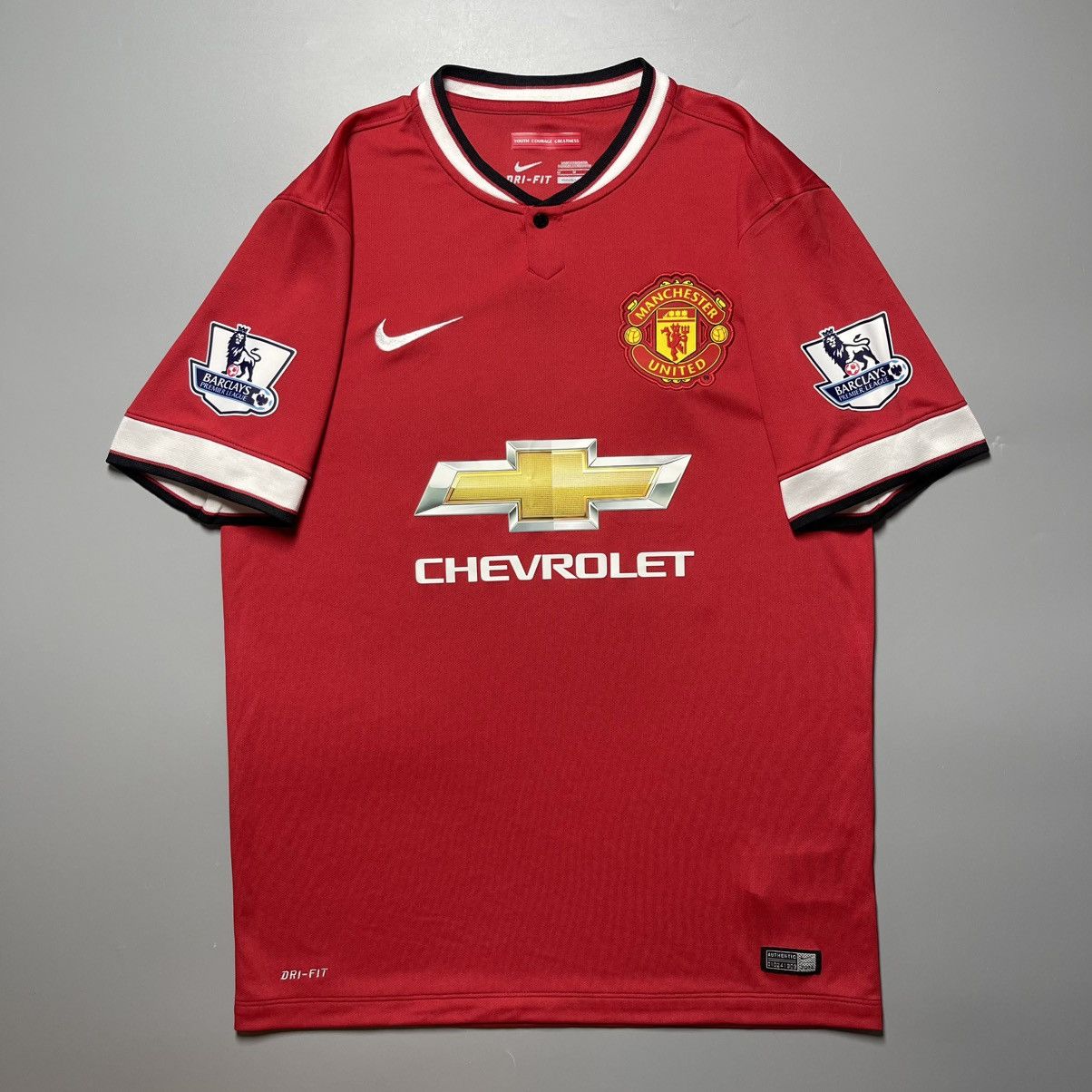 Vintage MANCHESTER UNITED NIKE 2014/2015 HOME JERSEY #20 VAN PERSIE Size US M / EU 48-50 / 2 - 2 Thumbnail