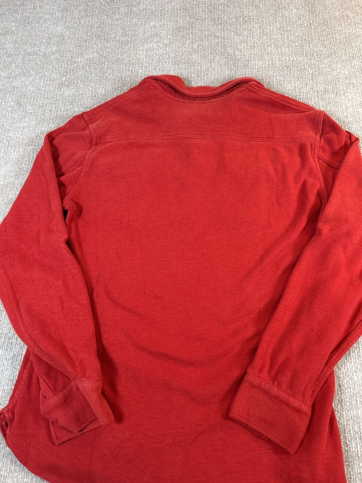 Polo Ralph Lauren Polo Ralph Lauren Men’s Red Long Sleeve Workshirt Henley1108 Size US M / EU 48-50 / 2 - 4 Thumbnail