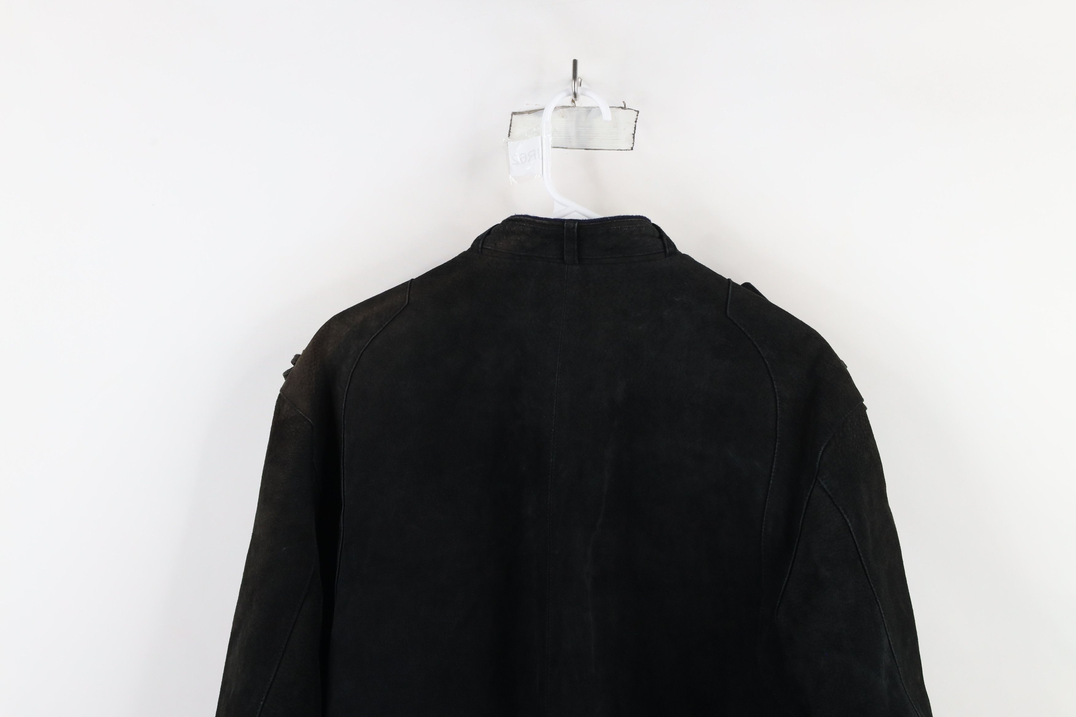 Vintage Vintage 80s 90s Streetwear Leather Cafe Racer Bomber Jacket Size US L / EU 52-54 / 3 - 14 Thumbnail