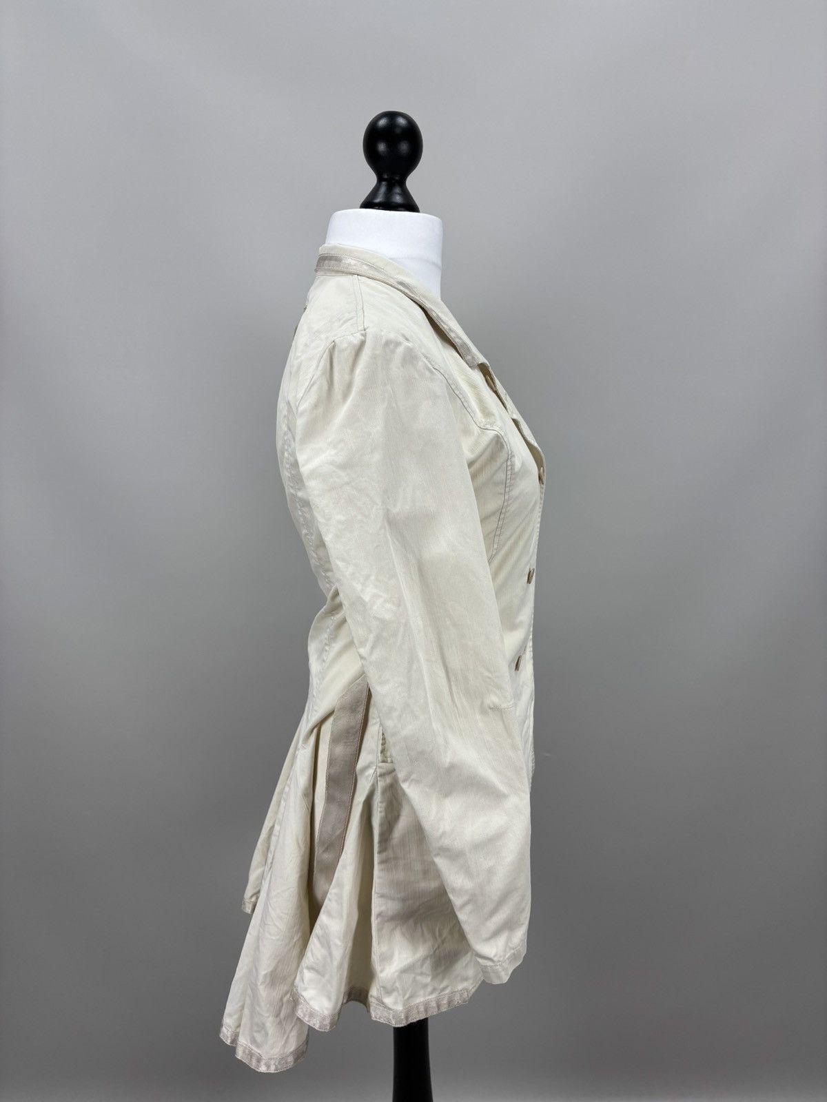 Marithe + Francois Girbaud Womens jacket Marithe Francois Girbaud Size XS/S Color Beige Size XS / US 0-2 / IT 36-38 - 5 Thumbnail