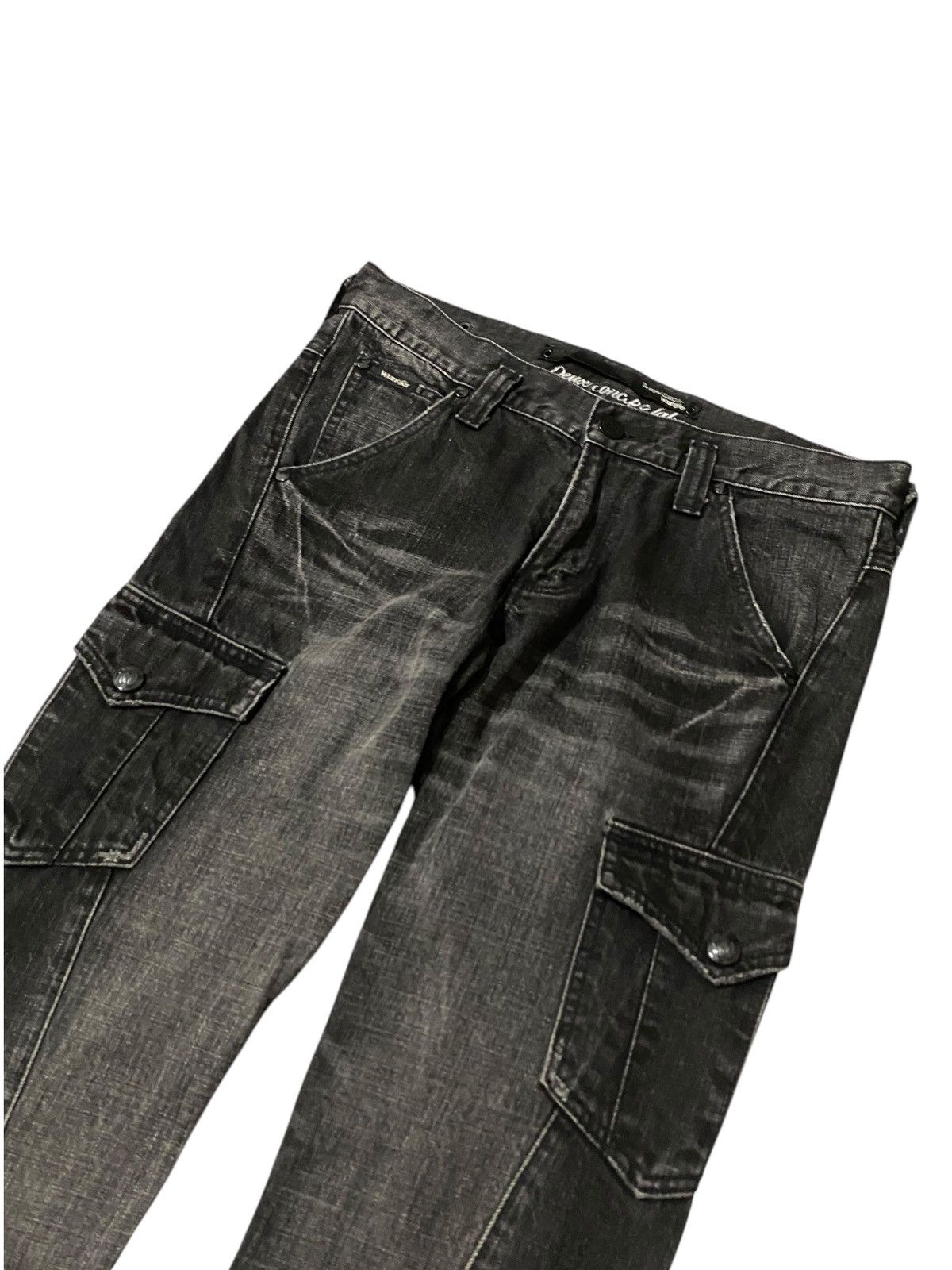 Wrangler Wrangler Washed Old Black Bootcut Denim Size US 33 - 2 Thumbnail