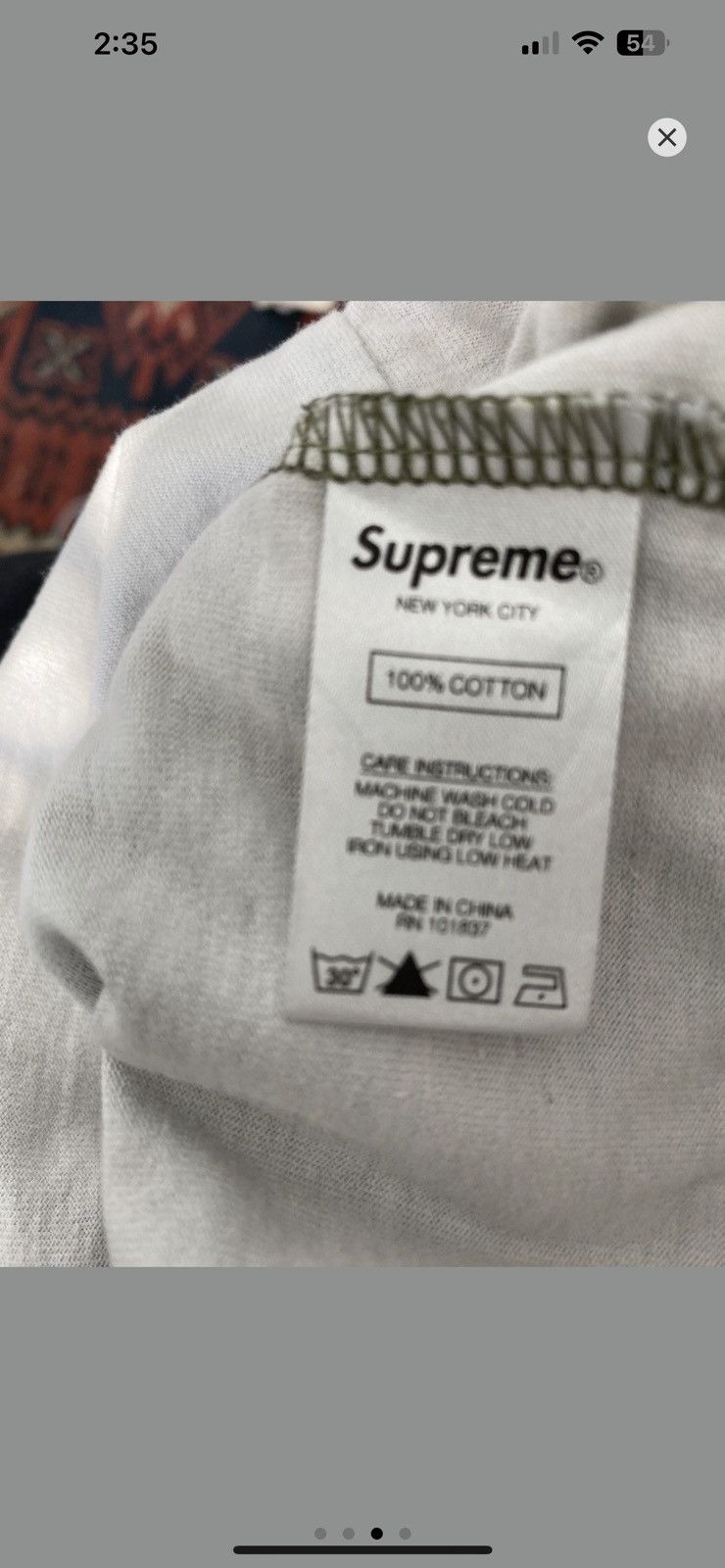 Supreme SUPREME 2021 Mosaic Patchwork LONG SLEEVE LARGE SHIRT GREEN Size US L / EU 52-54 / 3 - 3 Thumbnail