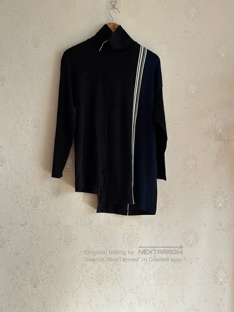 Yohji Yamamoto Yohji Yamamoto Asymmetrical splice insert sweater Size US M / EU 48-50 / 2 - 4 Thumbnail