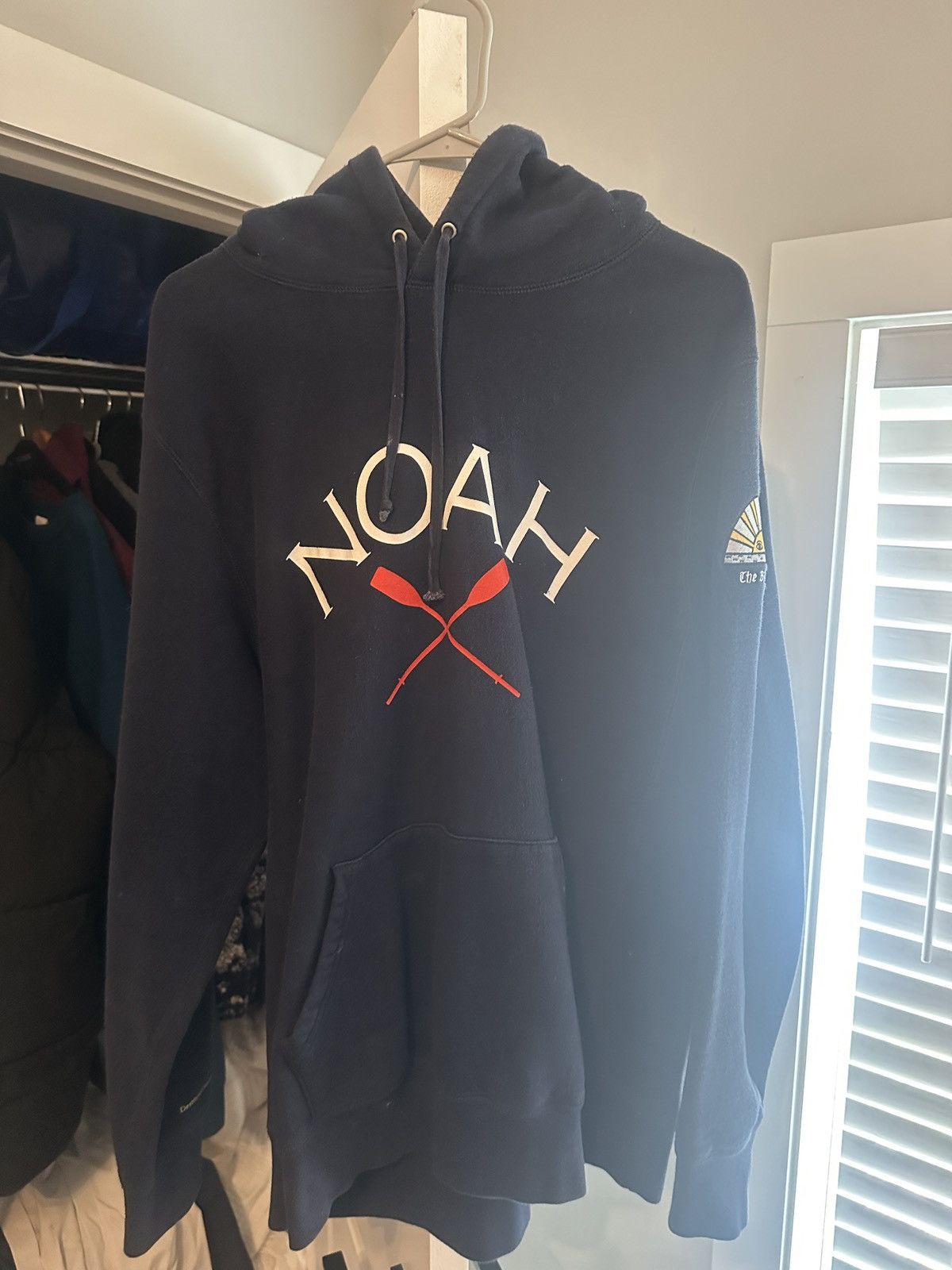Rowing Blazers Rowing Blazers x Noah Navy Blue Hoodie (Size L) Size US L / EU 52-54 / 3 - 1 Thumbnail
