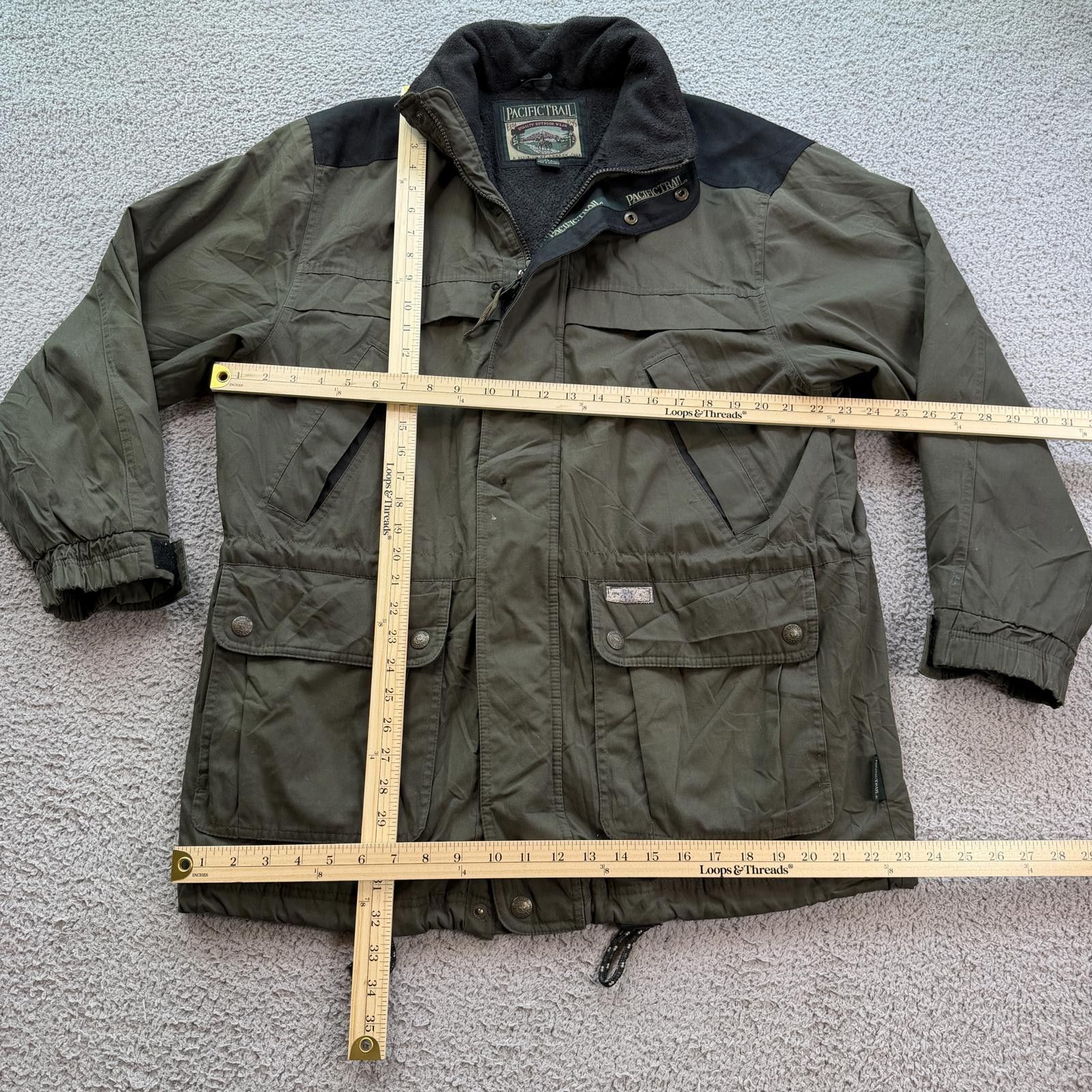 Pacific Trail Vintage 90s Pacific Trail Fleece Lined Jacket Mens M Green Size US M / EU 48-50 / 2 - 5 Thumbnail