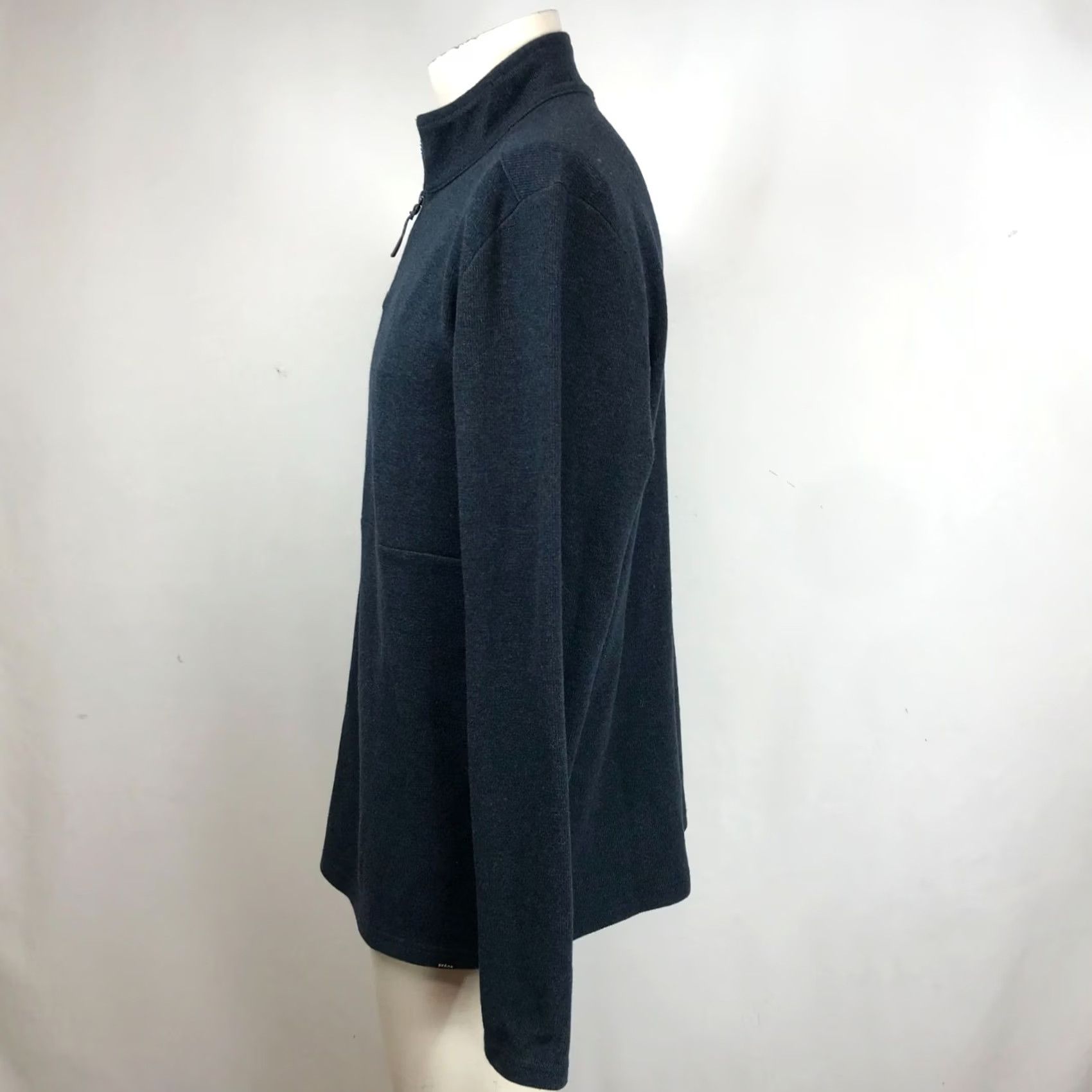 Prana PRANA MEN'S L BLUE 1/4 ZIP WOOL BLEND PULLOVER JACKET STANDARD FIT L Size US L / EU 52-54 / 3 - 6 Thumbnail