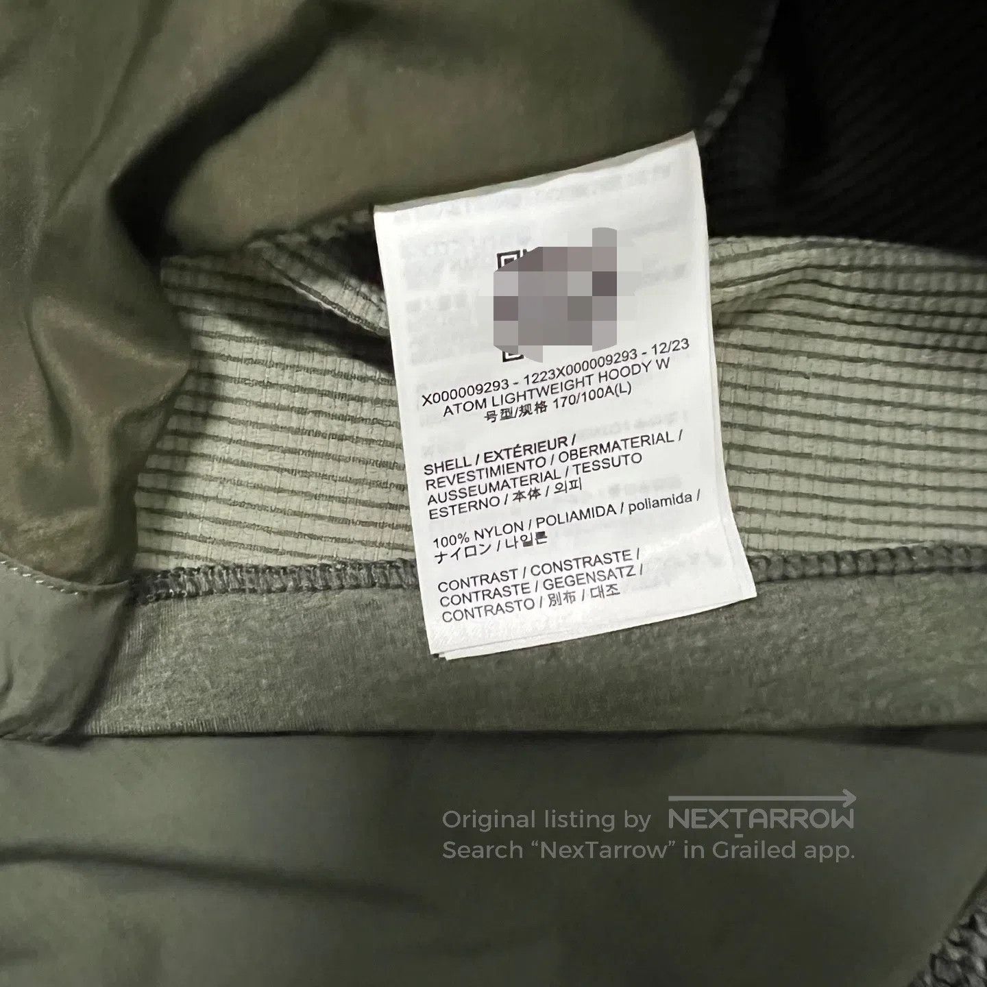 Arc'teryx ARC‘TERYX Atom lightweight Dark green soft-shell outdoor j Size US L / EU 52-54 / 3 - 7 Thumbnail