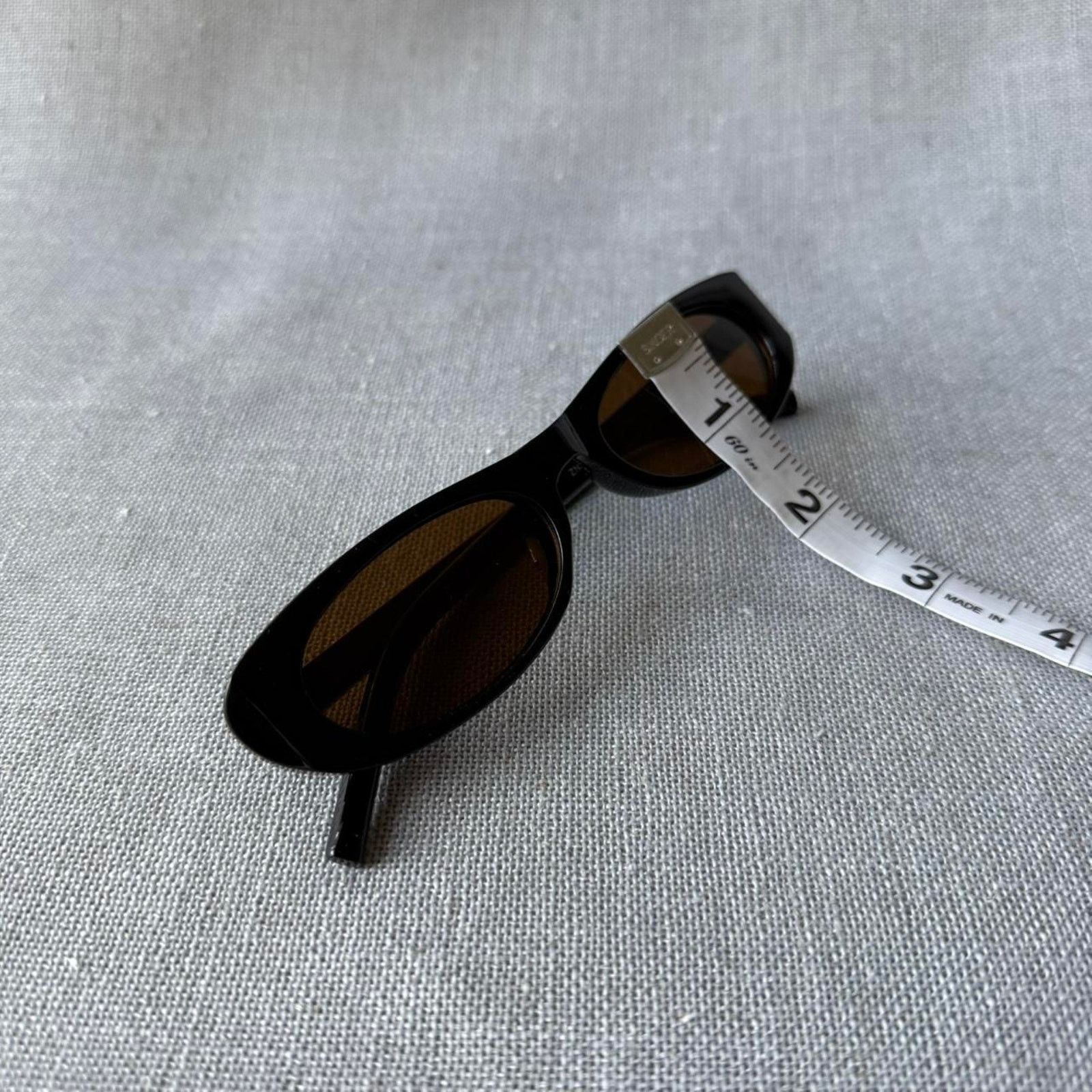 Other Skinny thin black frame sunglasses WMNS2 Size ONE SIZE - 7 Thumbnail
