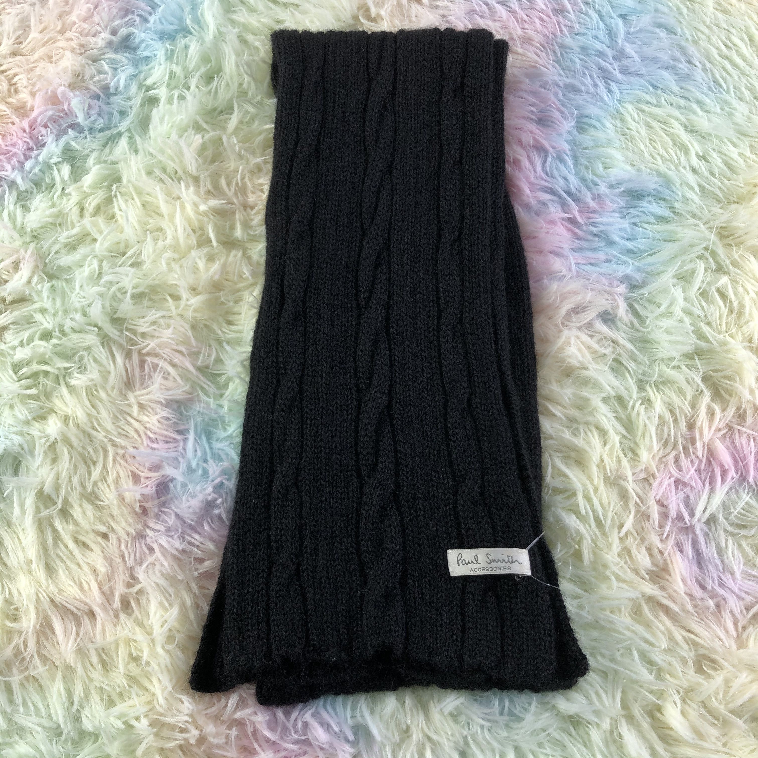 Paul Smith × Vintage Paul Smith Knit Scarf / Muffler / Neckwear - KM376 Size ONE SIZE - 2 Thumbnail