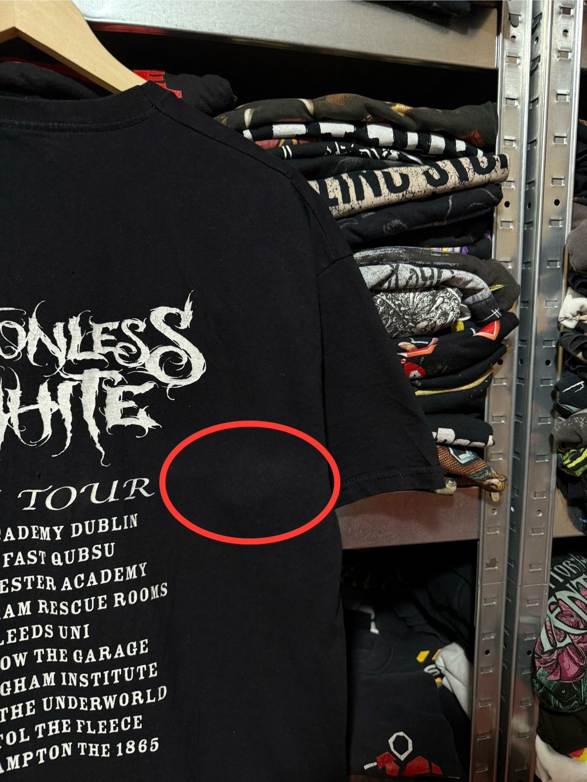 Band Tees Vintage Motionless in White Tour Rock Band T-Shirt Y2K Hype Size US XL / EU 56 / 4 - 6 Thumbnail