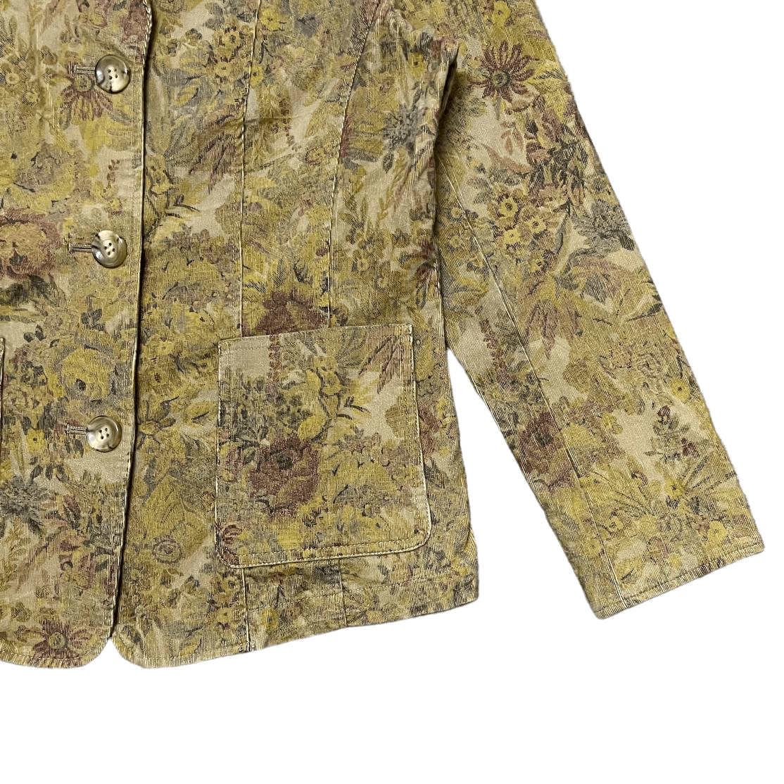 Longchamp Vintage Longchamp Floral Stretch Jacket Size M / US 6-8 / IT 42-44 - 4 Thumbnail
