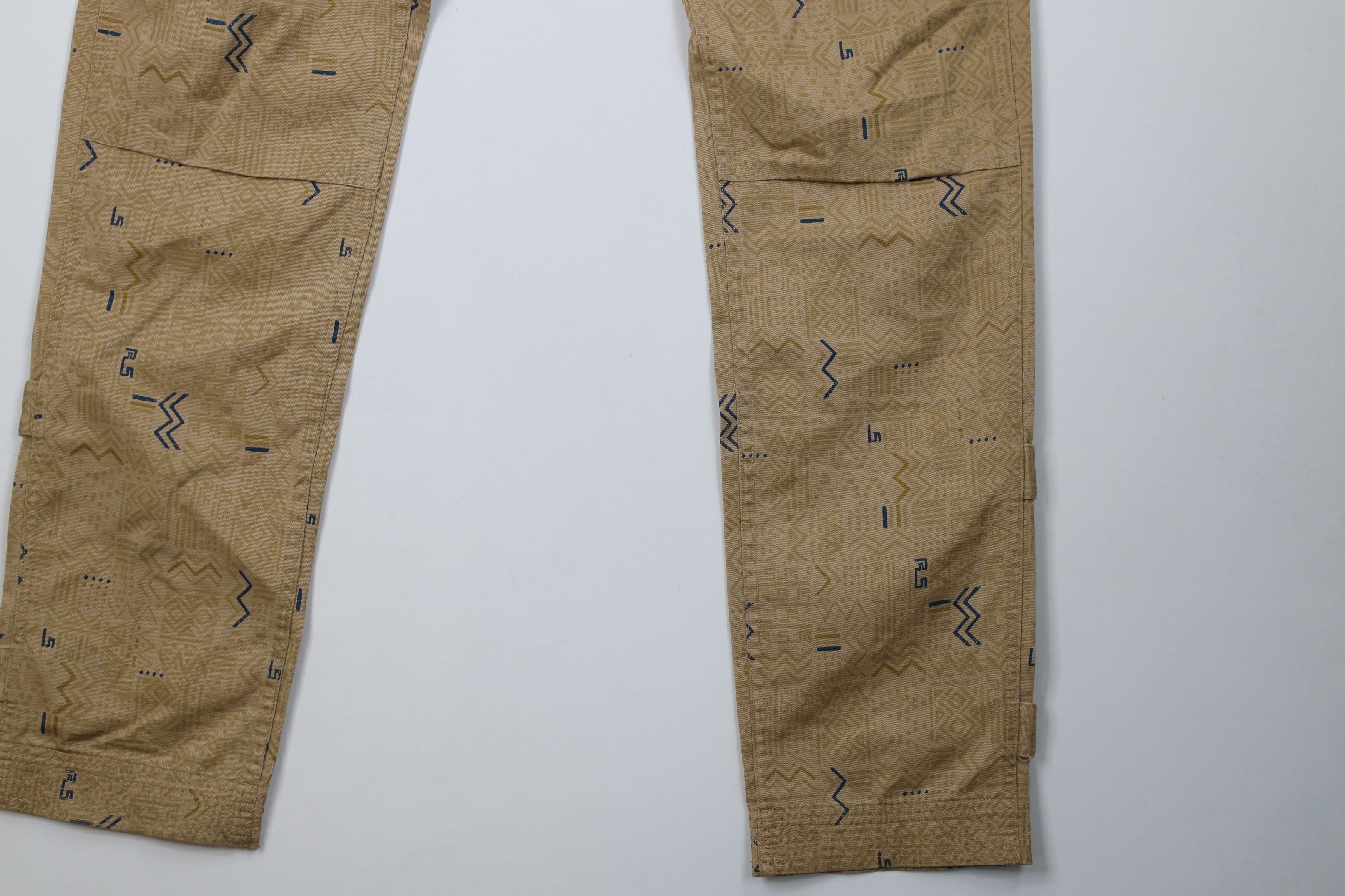 ROCKSMITH Rocksmith Geometric Strap Skateboard Cargo Pants Beige Size US 38 / EU 54 - 4 Thumbnail