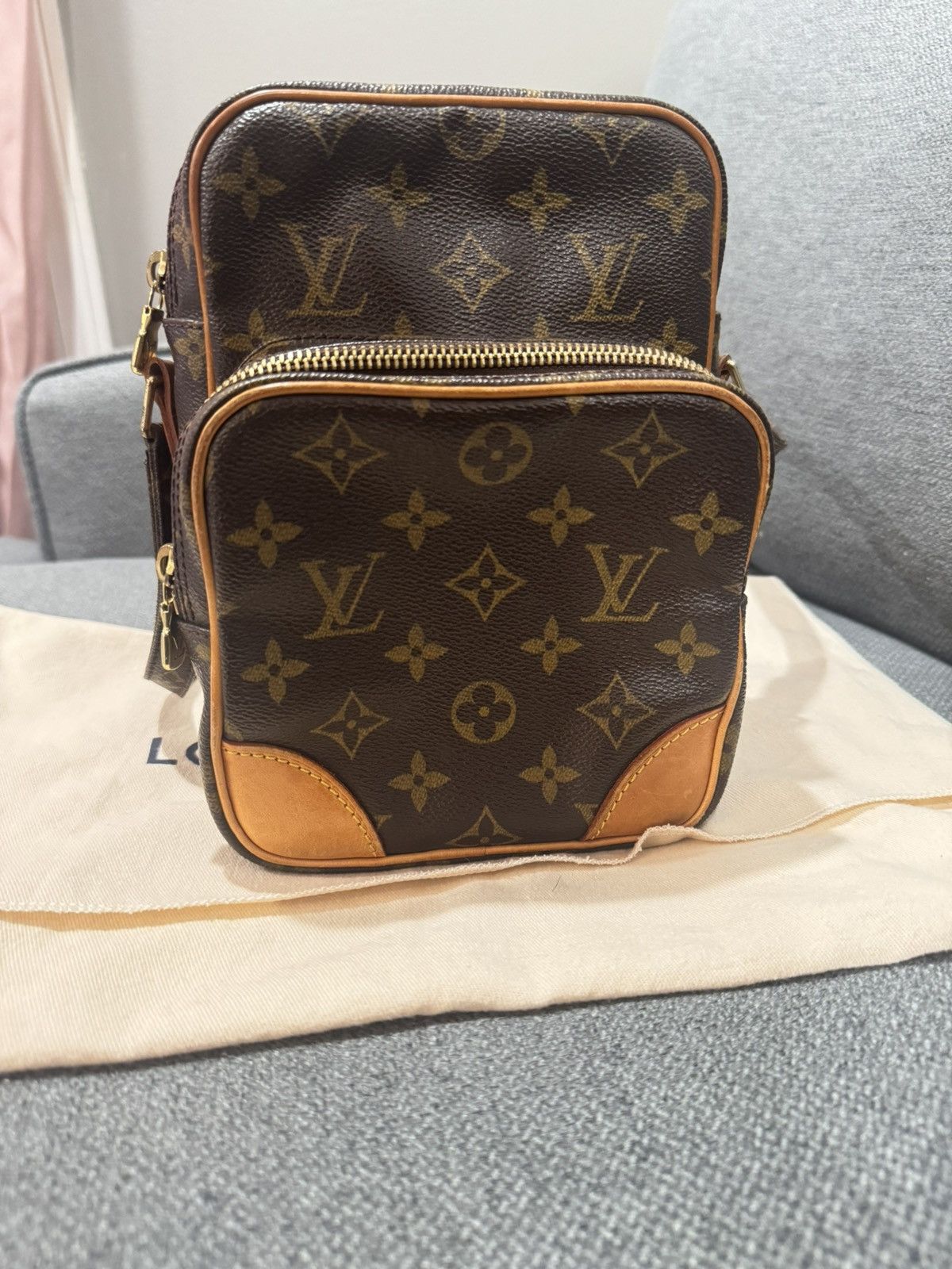 Louis Vuitton Louis Vuitton Canvas Monogram Amazon Crossbody Bag Size ONE SIZE - 11 Thumbnail