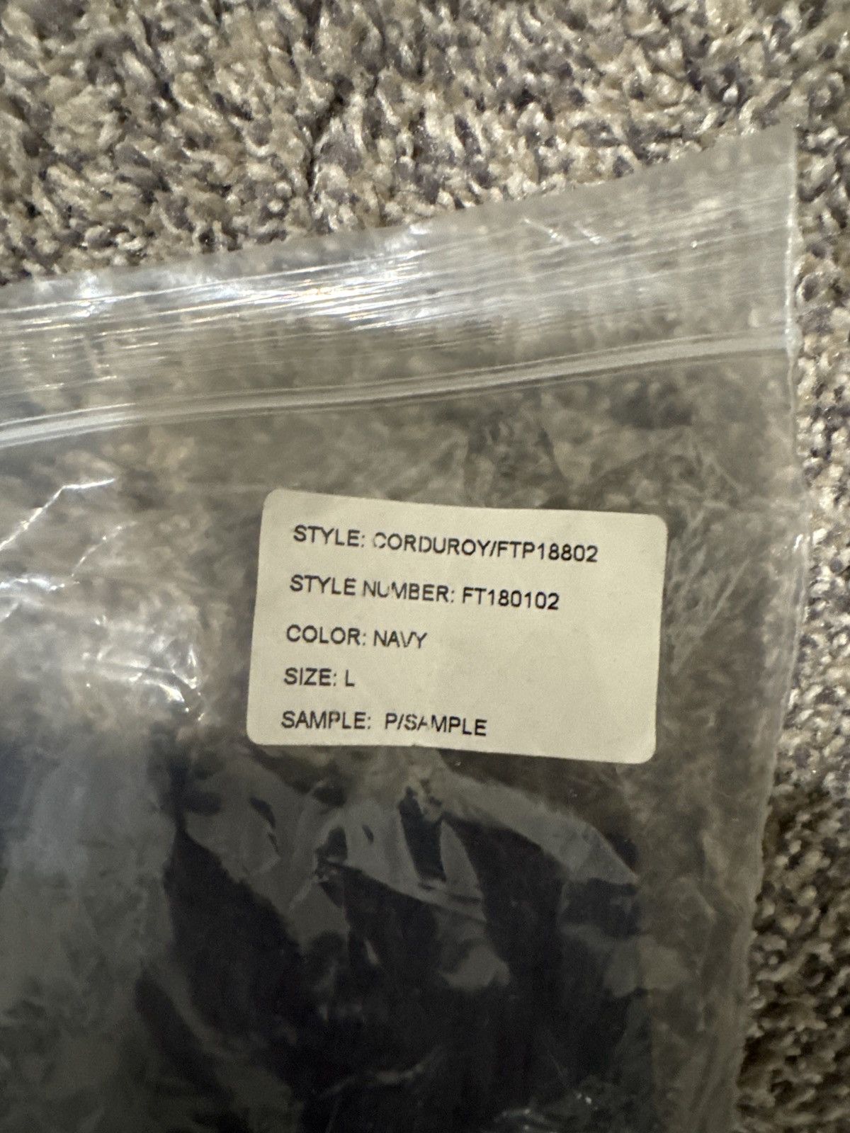 Fuck The Population Corduroy FTP Navy Size US L / EU 52-54 / 3 - 2 Thumbnail