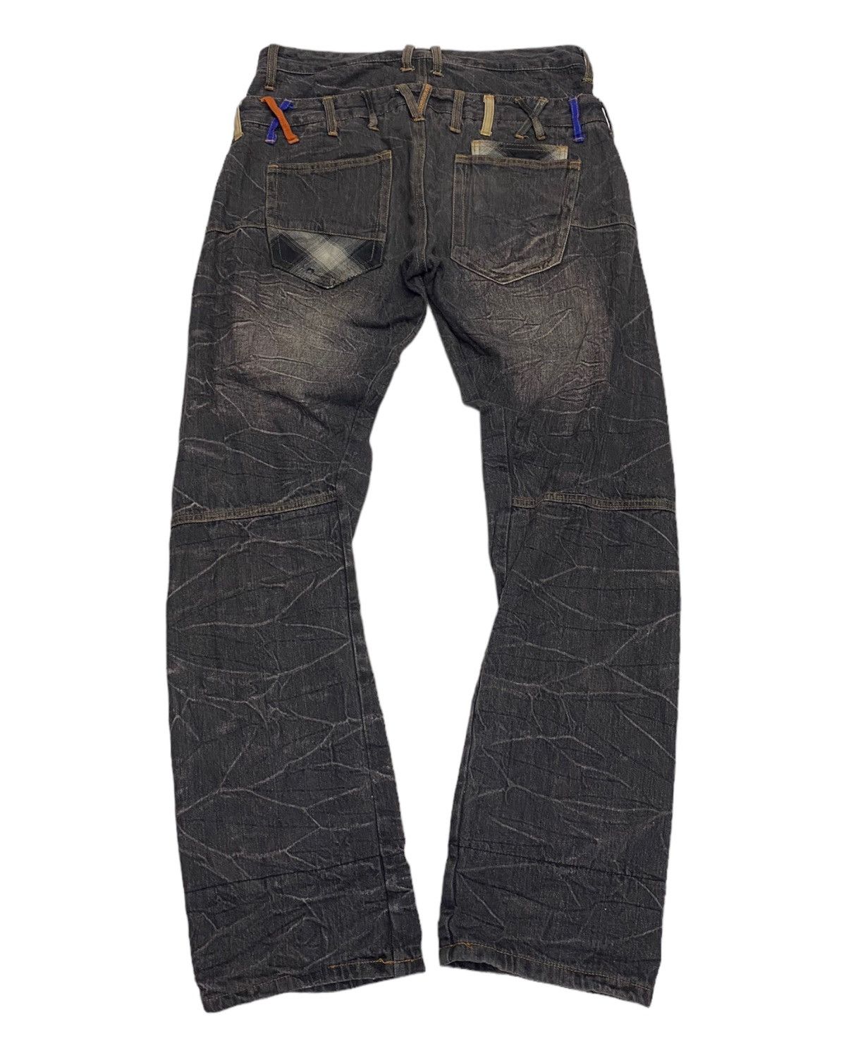 Hysteric Glamour × If Six Was Nine × Kapital SICK🔥DOUBLE WAIST BARCEDOS RUSTY DISTRESSED DENIM JEANS Size US 32 / EU 48 - 1 Thumbnail