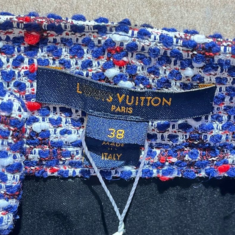 Louis Vuitton Louis Vuitton Purple presbyopic tweed skirt Size 37" - 3 Thumbnail