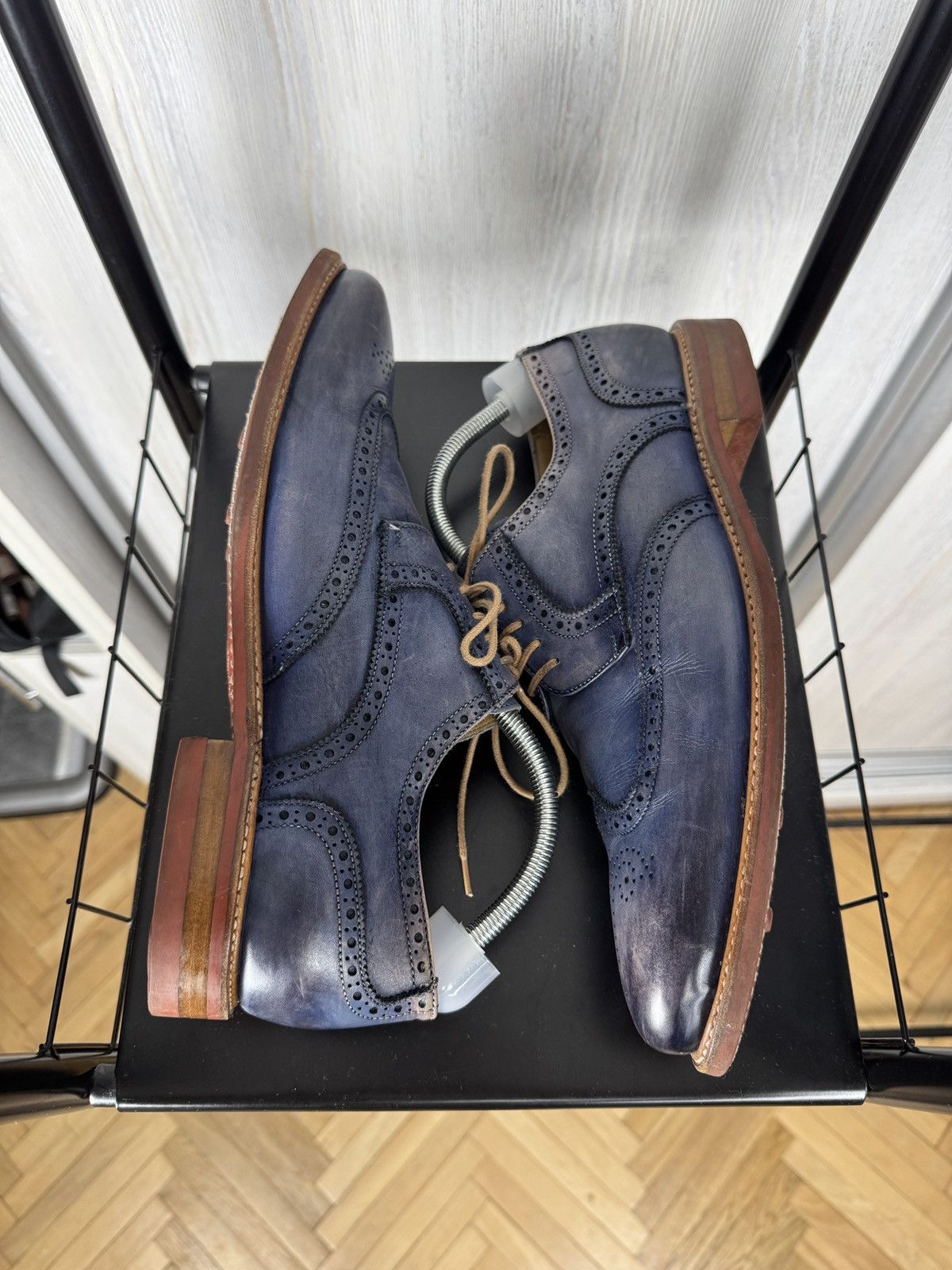 Berwick 1707 Berwick 1707 blue faded dainite sole brogues goodyear shoes Size US 11 / EU 44 - 10 Thumbnail