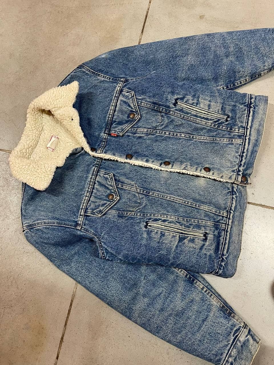Levi's Vintage Levis Sherpa Denim Jacket Size US S / EU 44-46 / 1 - 4 Thumbnail