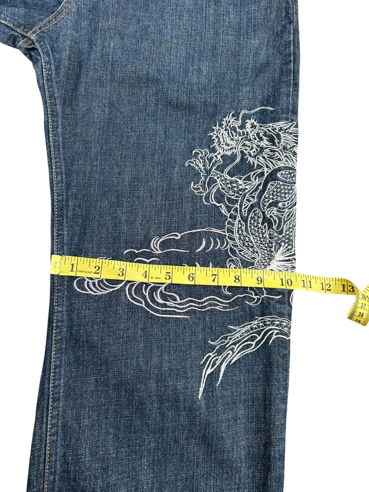 Kapital KARAKURI TAMASHII DRAGON Embroidered Japanese Vintage Denim Size US 34 / EU 50 - 21 Thumbnail