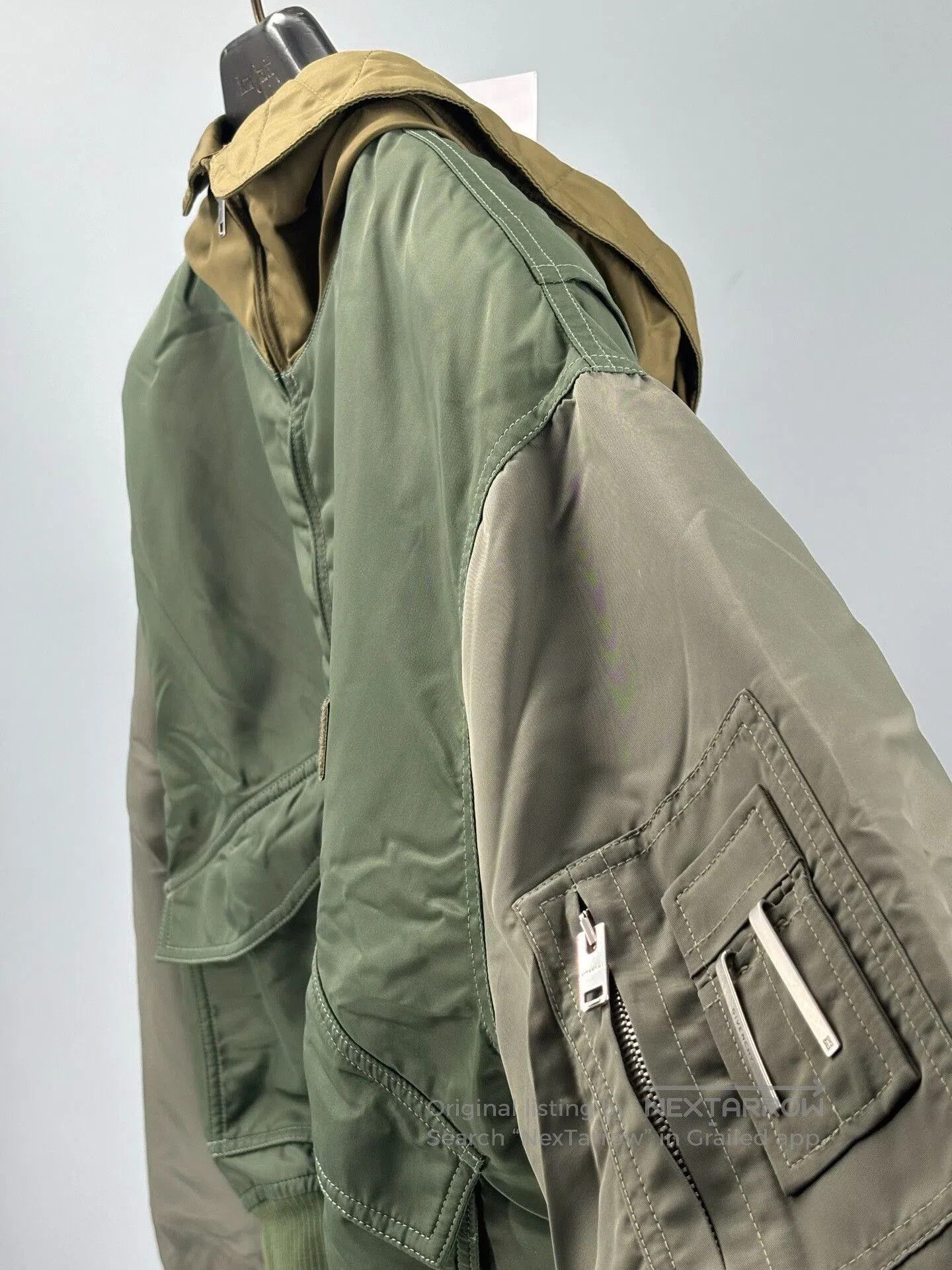 Givenchy Givenchy Men's Cotton Jacket with Hood. Size US L / EU 52-54 / 3 - 4 Thumbnail