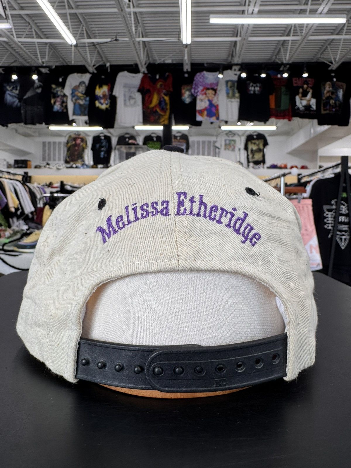Vintage Vintage Melissa Etheridge Snapback Hat Merch Promo 1980s Size ONE SIZE - 5 Thumbnail