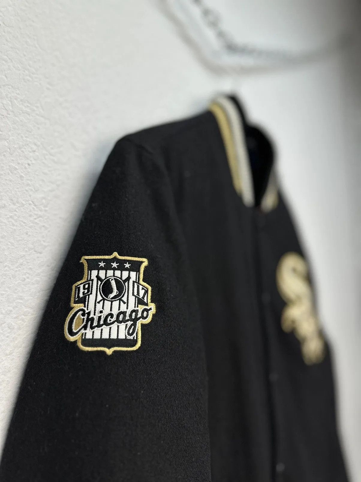 Vintage Whitesox Cooperstown Majestic Varsity Bomber MLB Wool Jacket Size US S / EU 44-46 / 1 - 7 Thumbnail