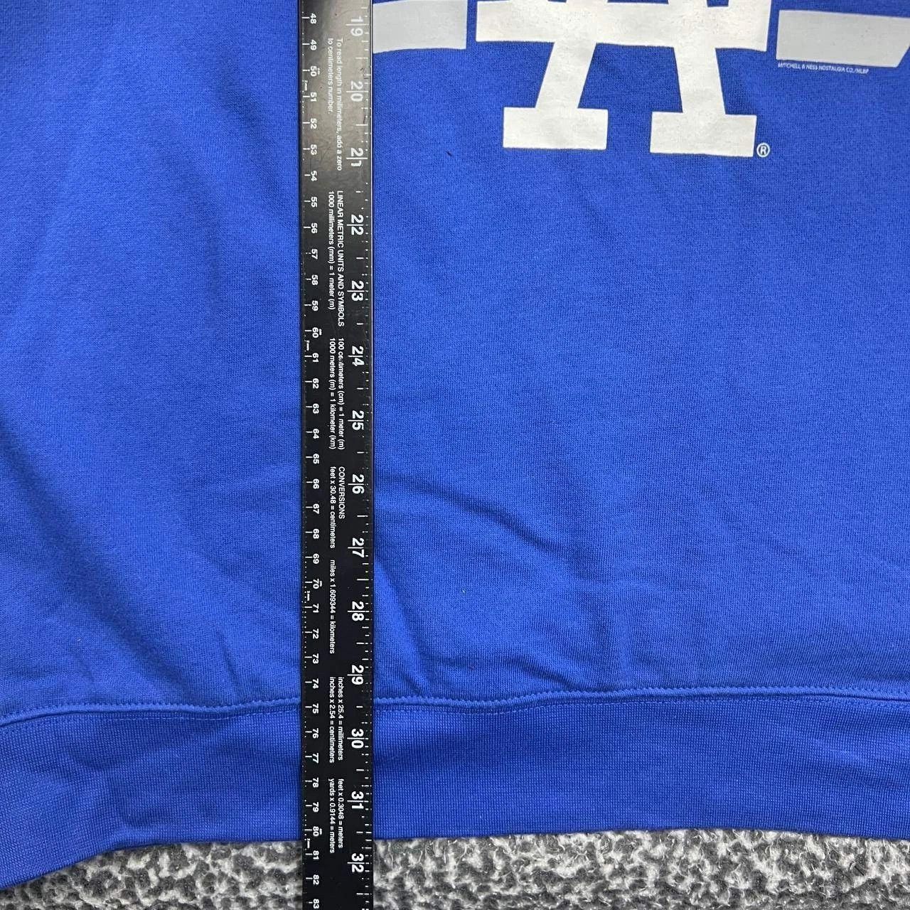 Mitchell & Ness Los Angeles LA Dodgers Sweatshirt Men Fleece Pullover 3XL Size US XXL / EU 58 / 5 - 5 Thumbnail