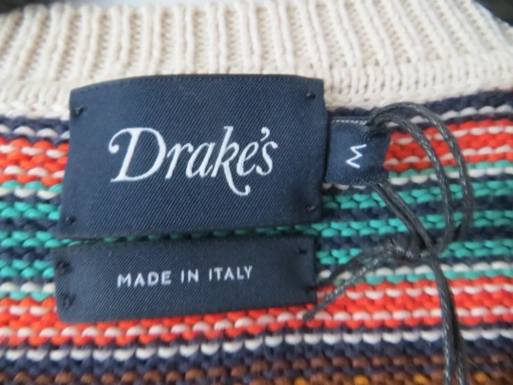 Drake's WESTERN KNITTED JUMPER VEST SIZE M Size US M / EU 48-50 / 2 - 2 Thumbnail